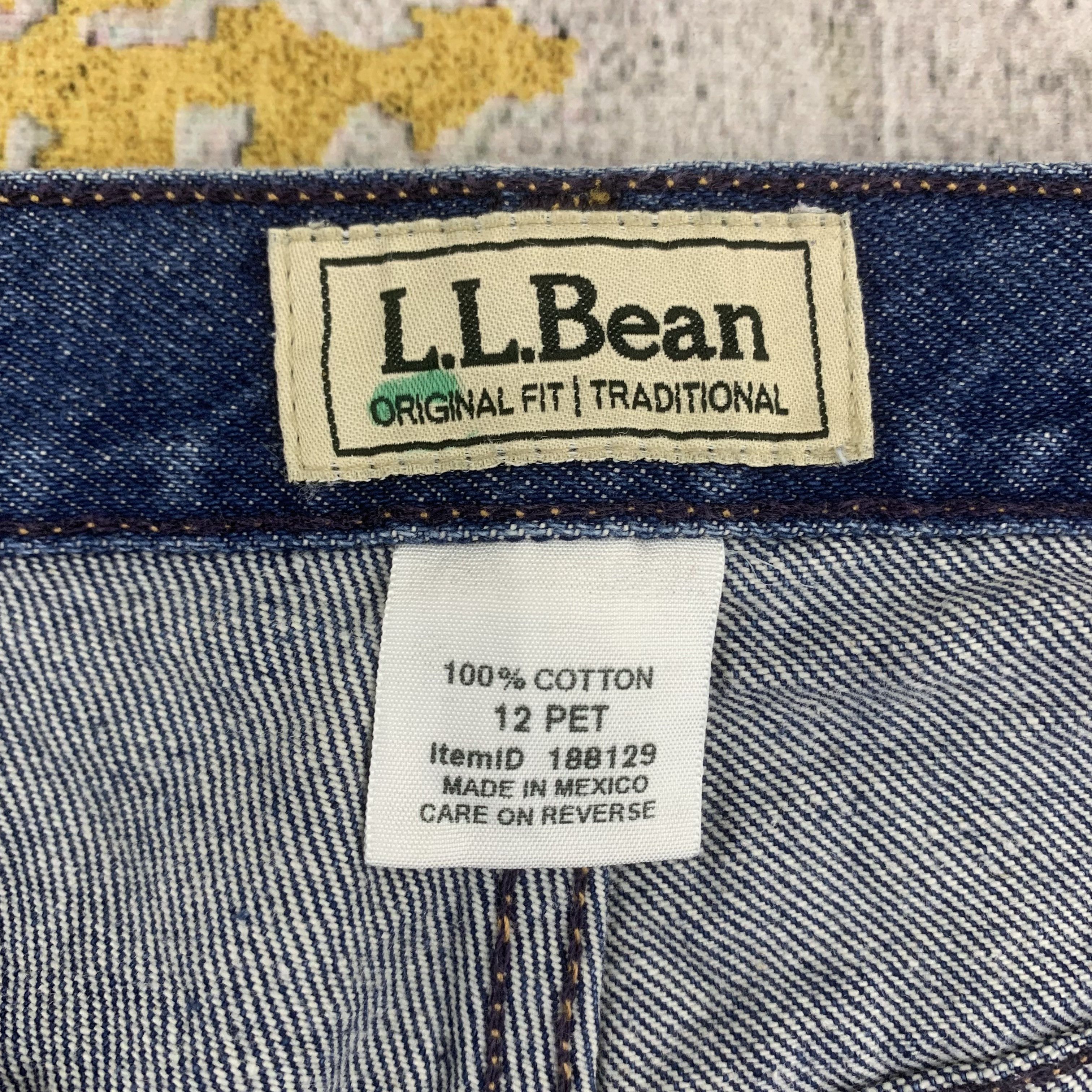 L.L. Bean LL Beans Blue Wash Jeans Curvy High Waist Skinny Size 30" / US 8 / IT 44 - 4 Thumbnail
