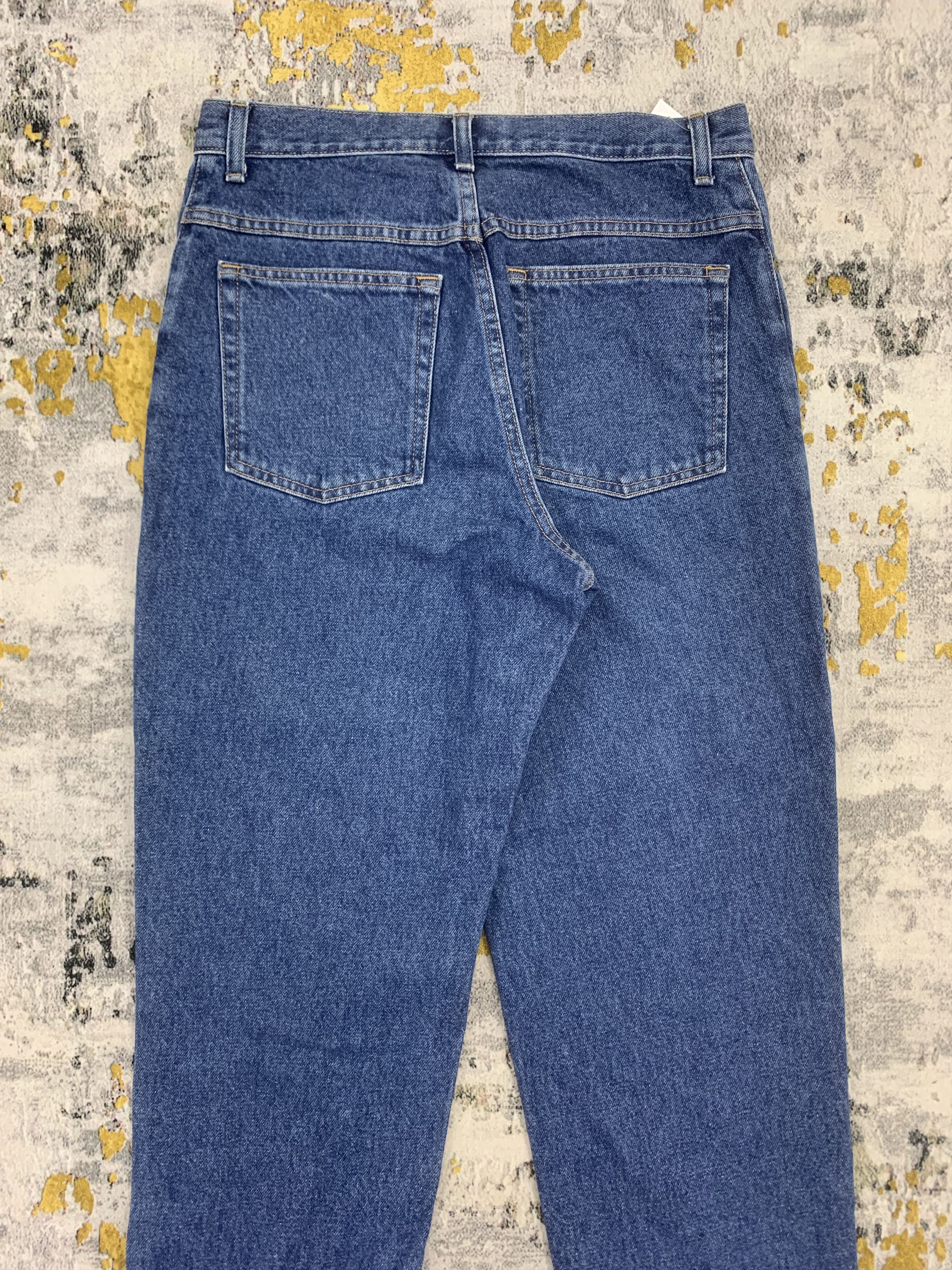 L.L. Bean LL Beans Blue Wash Jeans Curvy High Waist Skinny Size 30" / US 8 / IT 44 - 6 Thumbnail