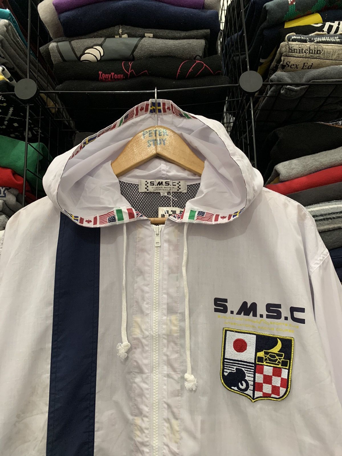 Vintage VINTAGE SUZUKA MOTOR SPORT CLUB ZIPPER COTTON HOODIE Size US M / EU 48-50 / 2 - 4 Thumbnail