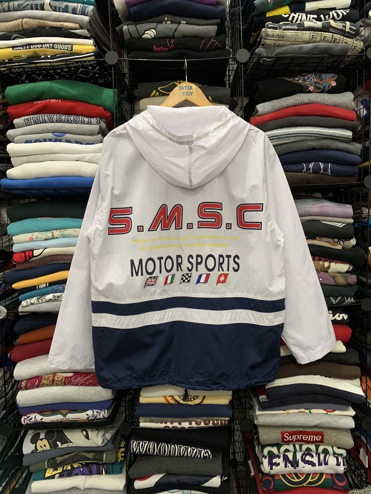 Vintage VINTAGE SUZUKA MOTOR SPORT CLUB ZIPPER COTTON HOODIE Size US M / EU 48-50 / 2 - 1 Thumbnail