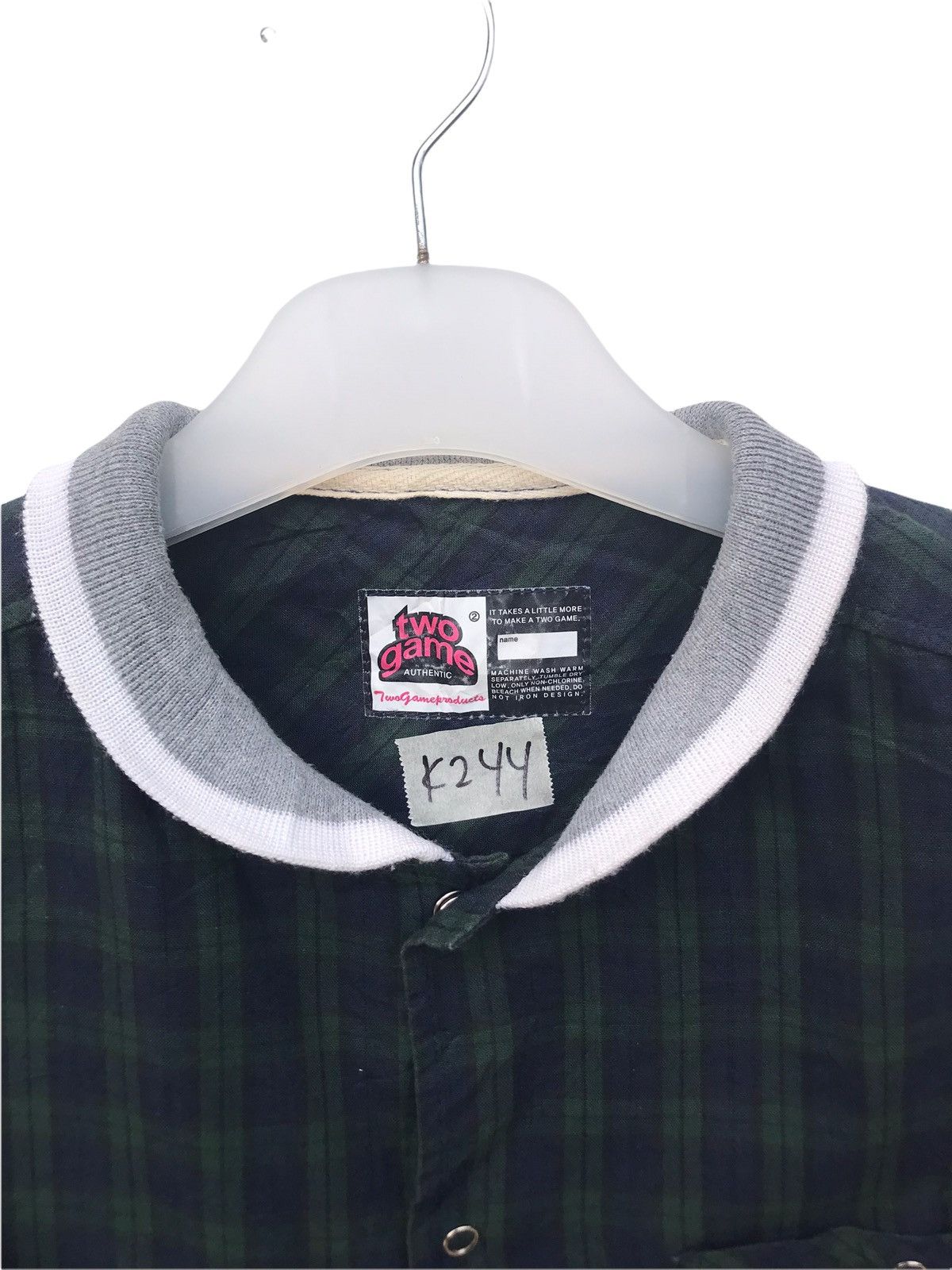 Other TWO GAMES CHECK COLLAR SHIRT Size US XL / EU 56 / 4 - 2 Thumbnail