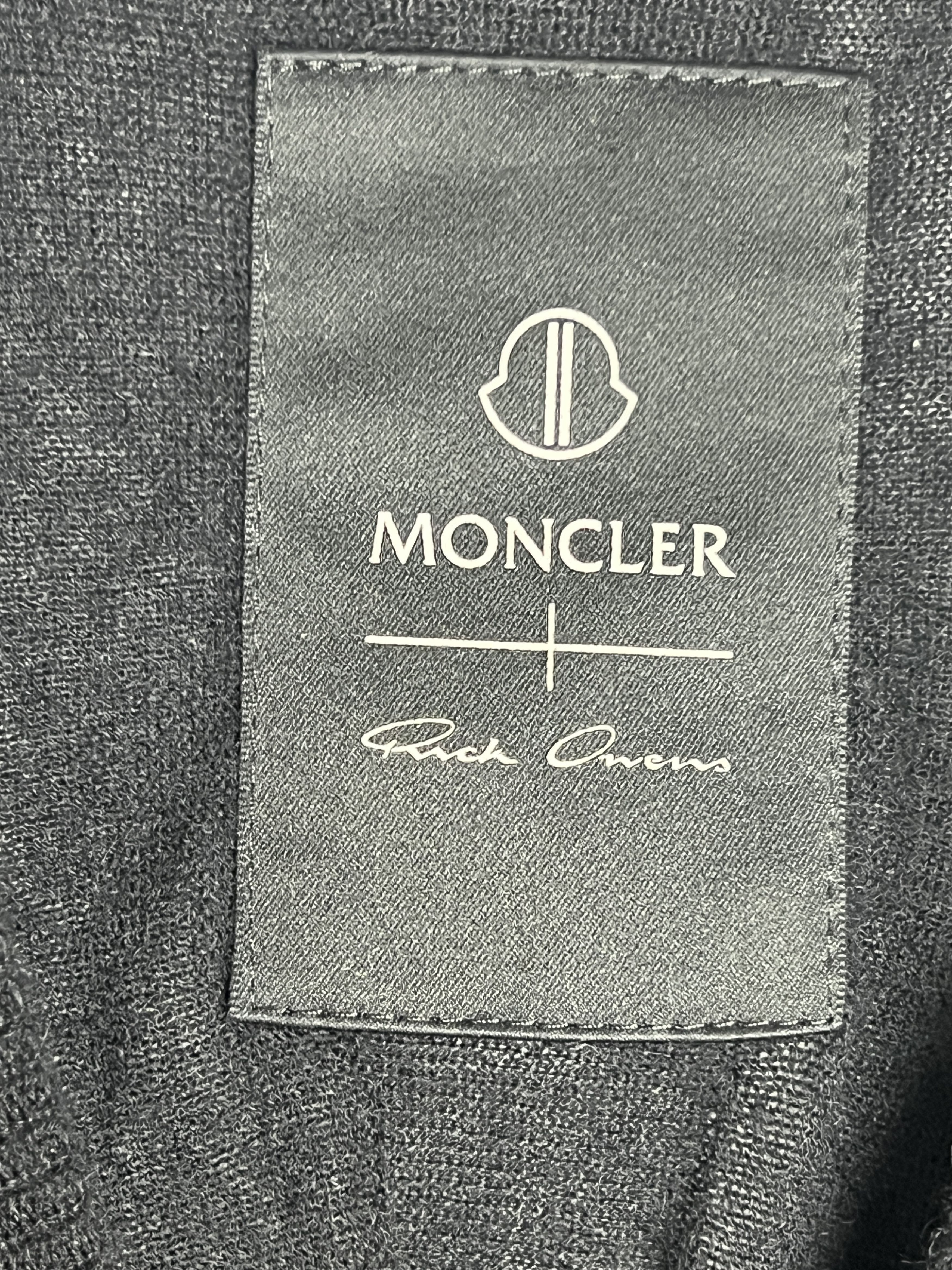 Moncler × Rick Owens Draped Cashmere Sweater Size S / US 4 / IT 40 - 8 Thumbnail