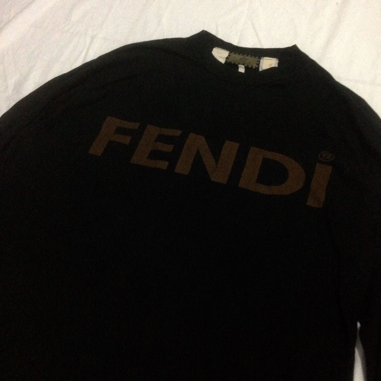 Fendi Vintage Fendi Big Script Longsleeve Size US M / EU 48-50 / 2 - 2 Thumbnail