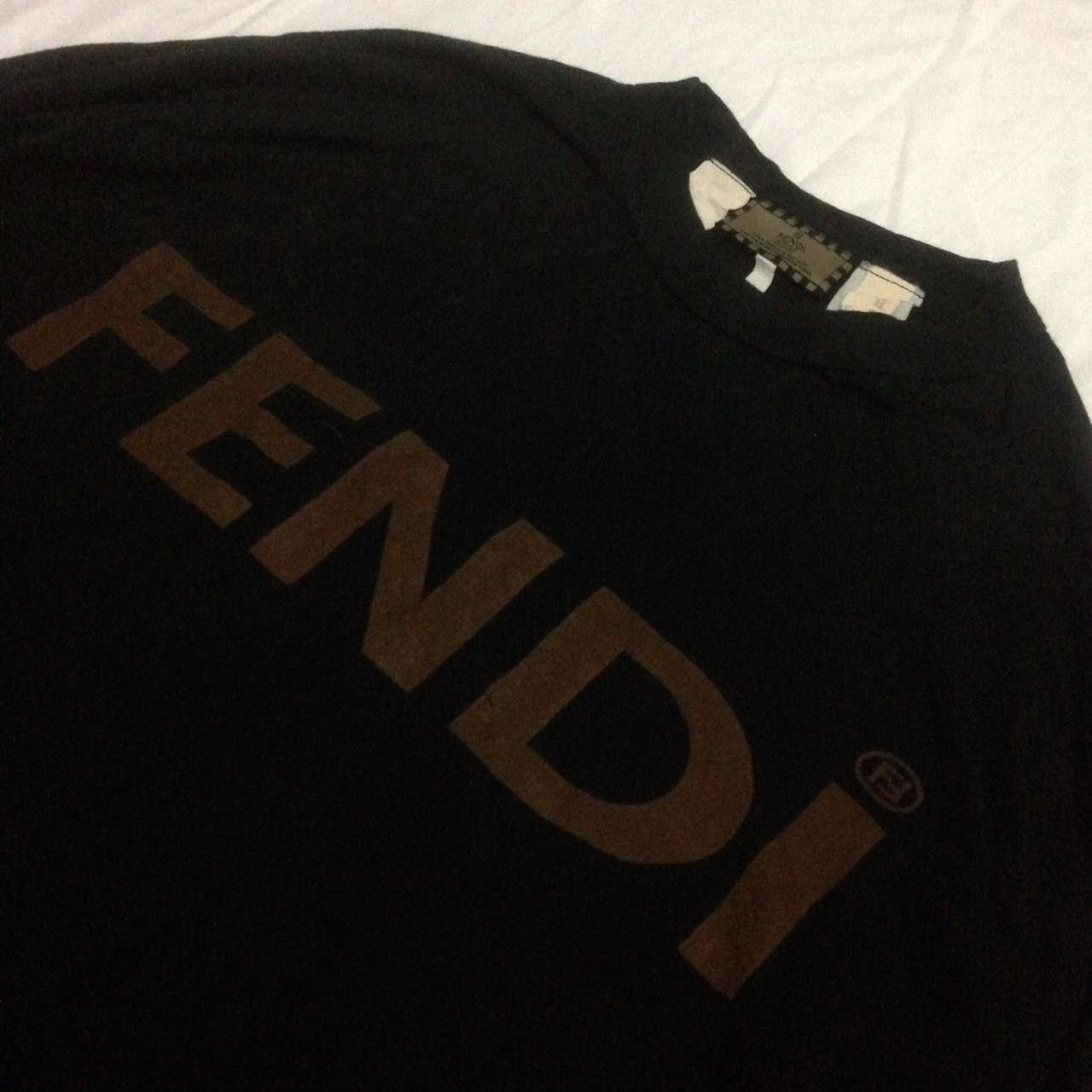 Fendi Vintage Fendi Big Script Longsleeve Size US M / EU 48-50 / 2 - 1 Thumbnail
