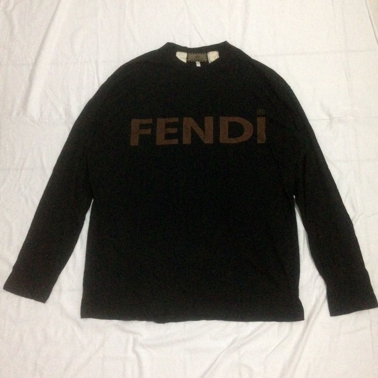 Fendi Vintage Fendi Big Script Longsleeve Size US M / EU 48-50 / 2 - 3 Thumbnail