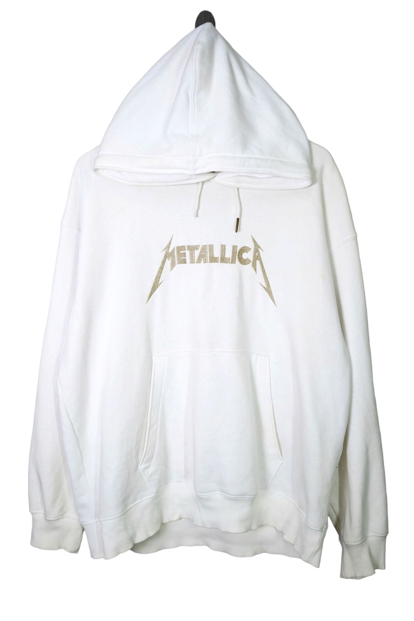 Band Tees × GU × Japanese Brand GU x Metallica Golden Thread Embroidery Hoodie Size US XL / EU 56 / 4 - 1 Thumbnail