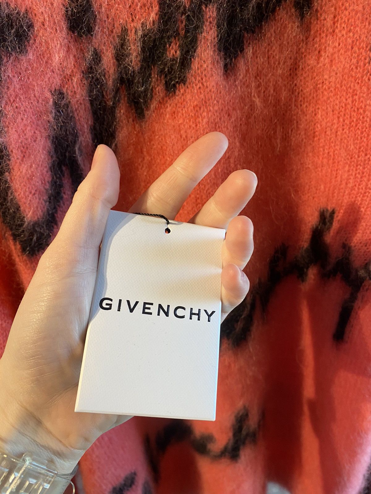 Givenchy Sweater in all-over GIVENCHY intarsia mohair size M Size US M / EU 48-50 / 2 - 9 Thumbnail