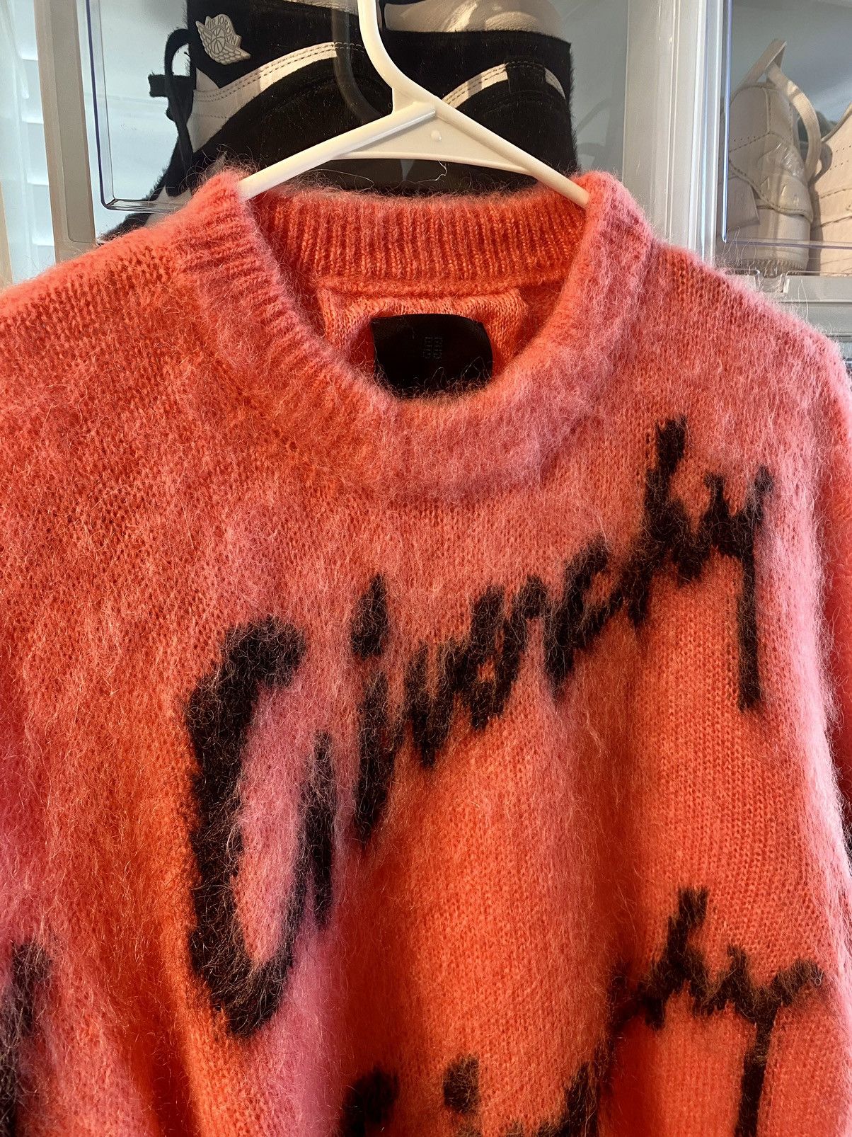 Givenchy Sweater in all-over GIVENCHY intarsia mohair size M Size US M / EU 48-50 / 2 - 3 Thumbnail