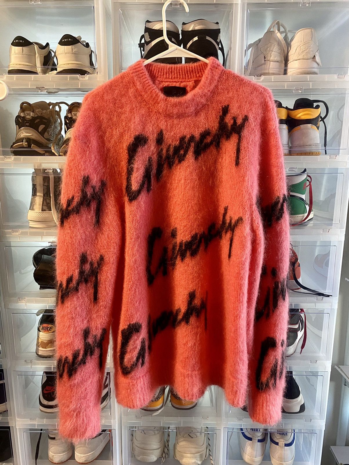 Givenchy Sweater in all-over GIVENCHY intarsia mohair size M Size US M / EU 48-50 / 2 - 1 Thumbnail