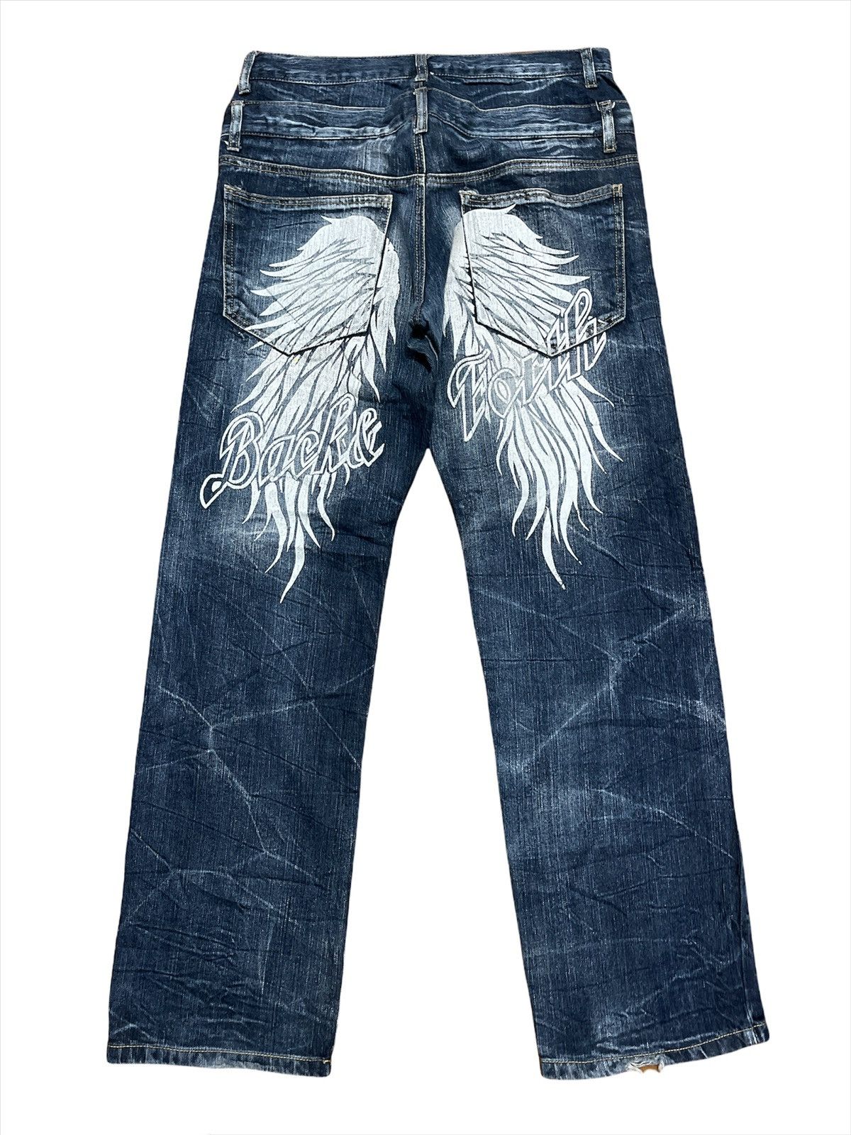 Japanese Brand Double Waist Denim Jeans