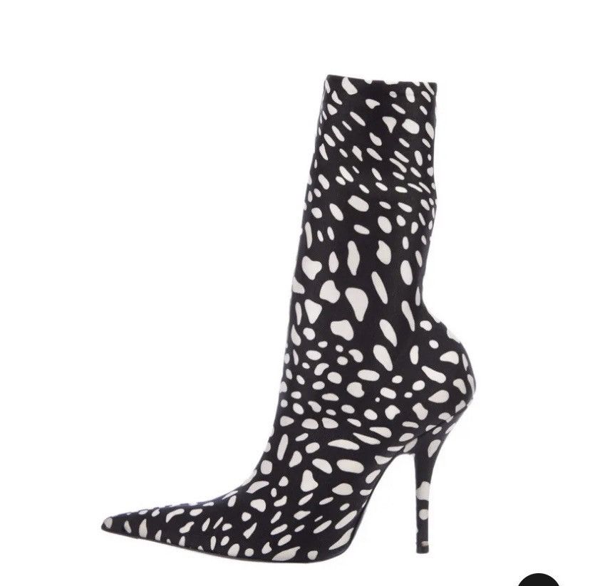 Balenciaga Balenciaga Animal Print Knife Boots Size US 10 / IT 40 - 1 Thumbnail