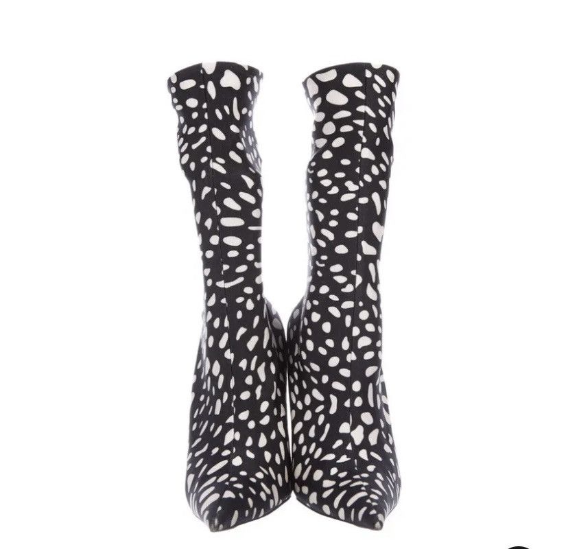 Balenciaga Balenciaga Animal Print Knife Boots Size US 10 / IT 40 - 2 Thumbnail