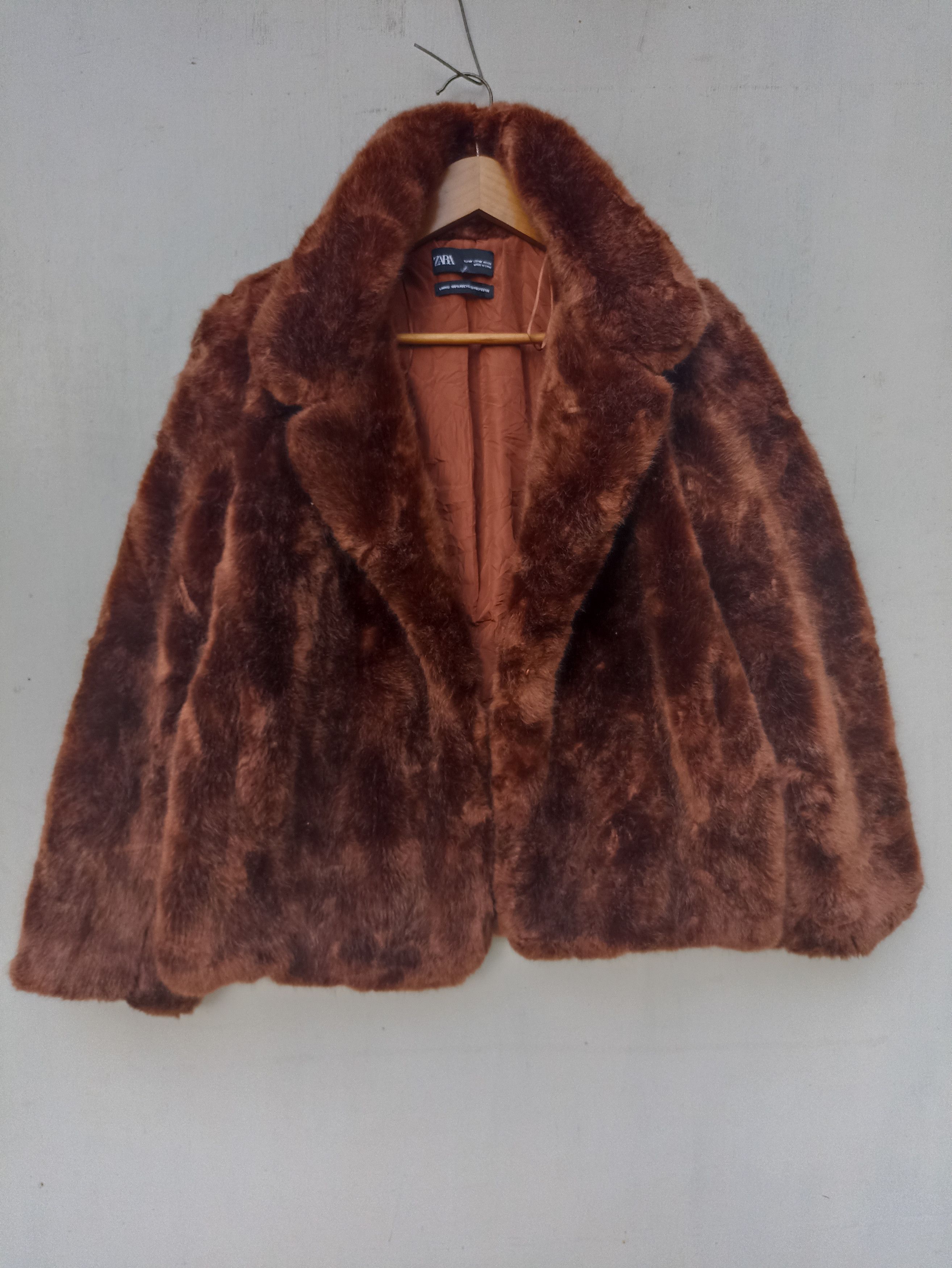 Zara Zara mink fur coat cardigan jacket Size US M / EU 48-50 / 2 - 2 Thumbnail