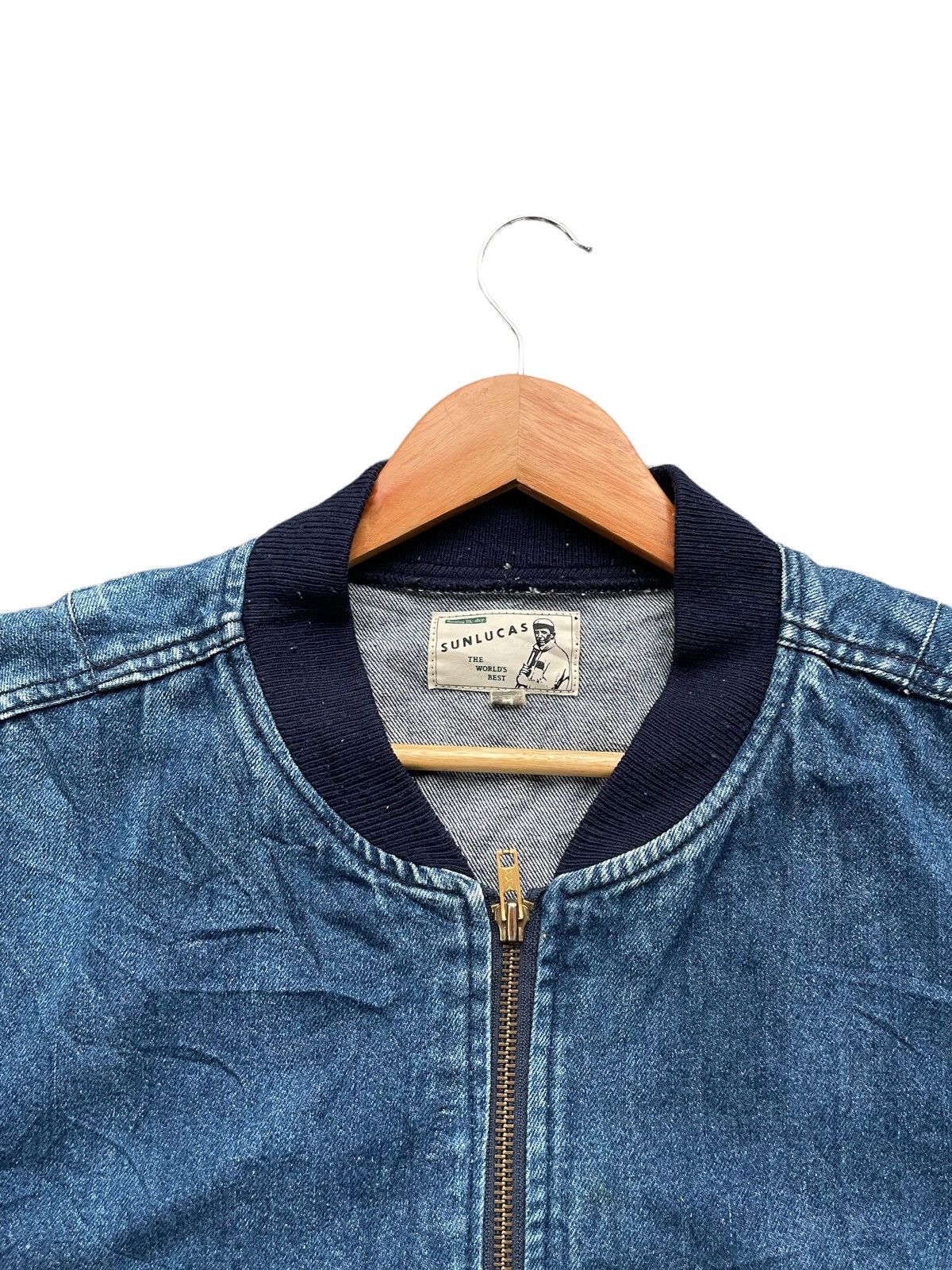Japanese Brand Sunlucas x King Jonathan Bomber Denim Jacket Size US XXL / EU 58 / 5 - 8 Thumbnail