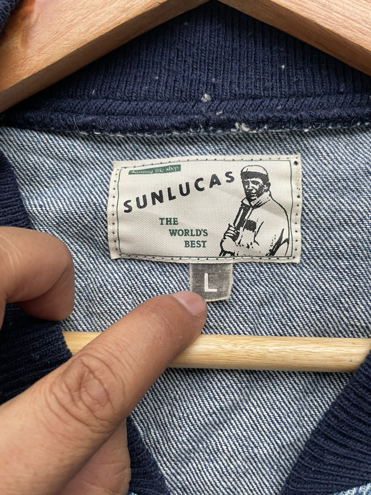 Japanese Brand Sunlucas x King Jonathan Bomber Denim Jacket Size US XXL / EU 58 / 5 - 13 Thumbnail
