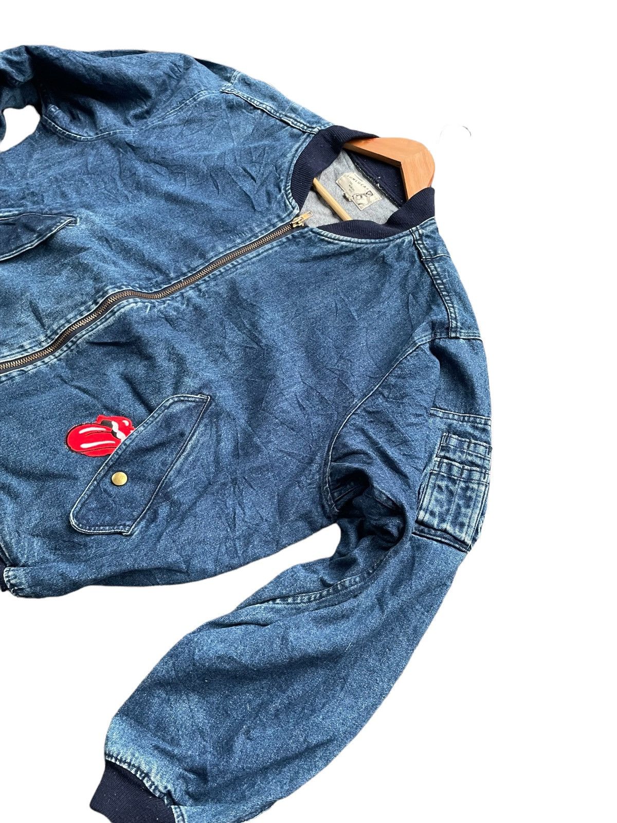 Japanese Brand Sunlucas x King Jonathan Bomber Denim Jacket Size US XXL / EU 58 / 5 - 5 Thumbnail