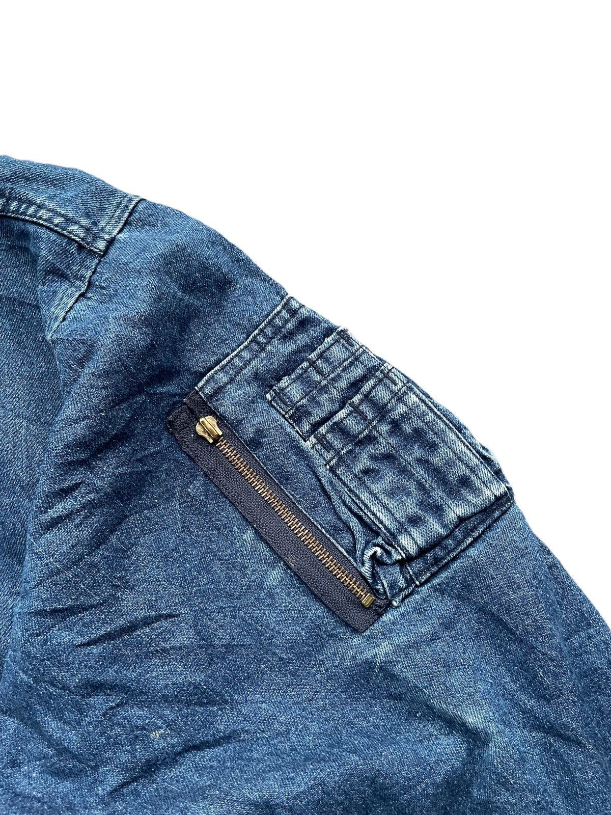 Japanese Brand Sunlucas x King Jonathan Bomber Denim Jacket Size US XXL / EU 58 / 5 - 7 Thumbnail