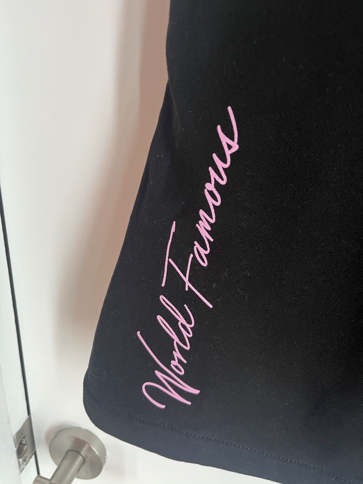 Homme + Femme La Homme+Femme LA Twilight Sweat Shorts Black Pink M Size US 32 / EU 48 - 5 Thumbnail