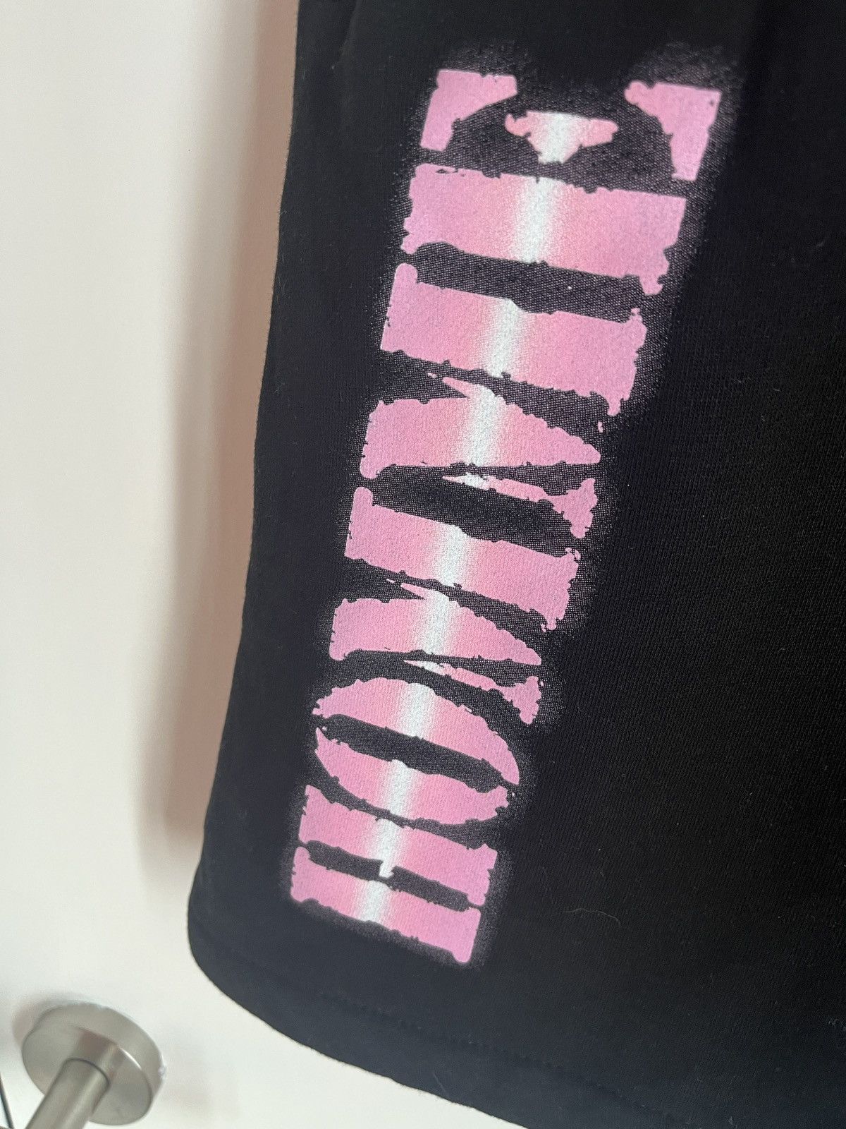 Homme + Femme La Homme+Femme LA Twilight Sweat Shorts Black Pink M Size US 32 / EU 48 - 4 Thumbnail