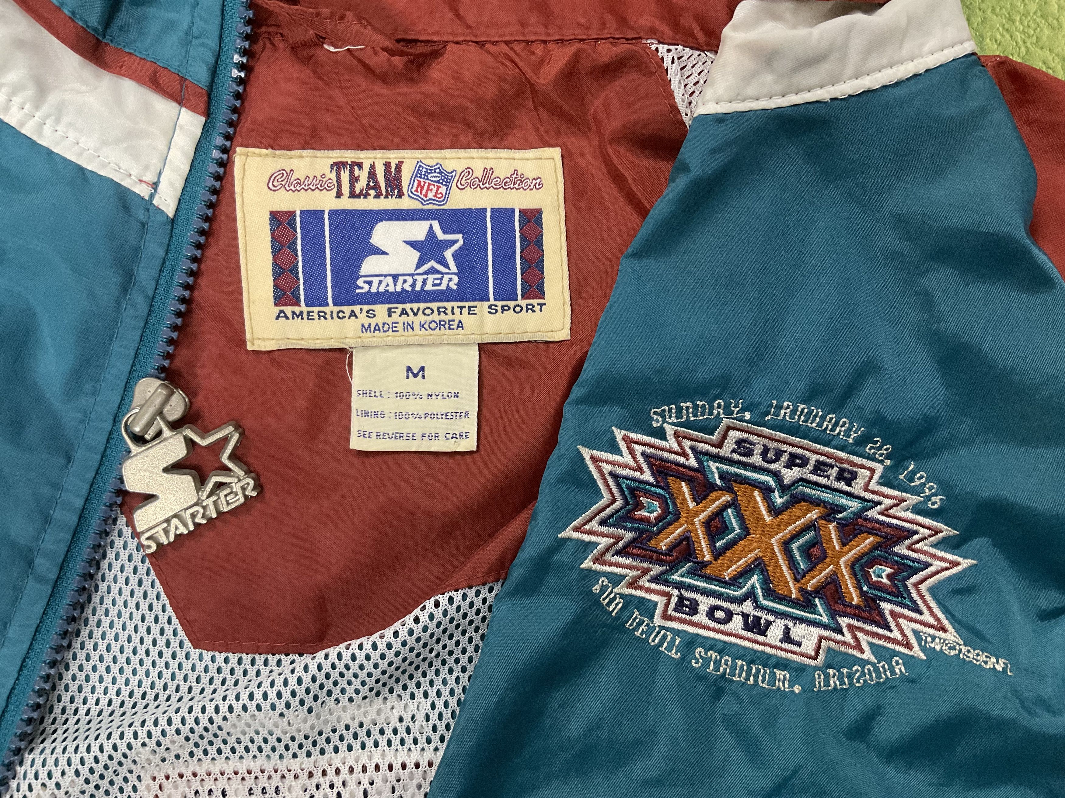 Starter Vintage NFL 1996 Super Bowl XXX Windbreaker Jacket Size US M / EU 48-50 / 2 - 7 Thumbnail