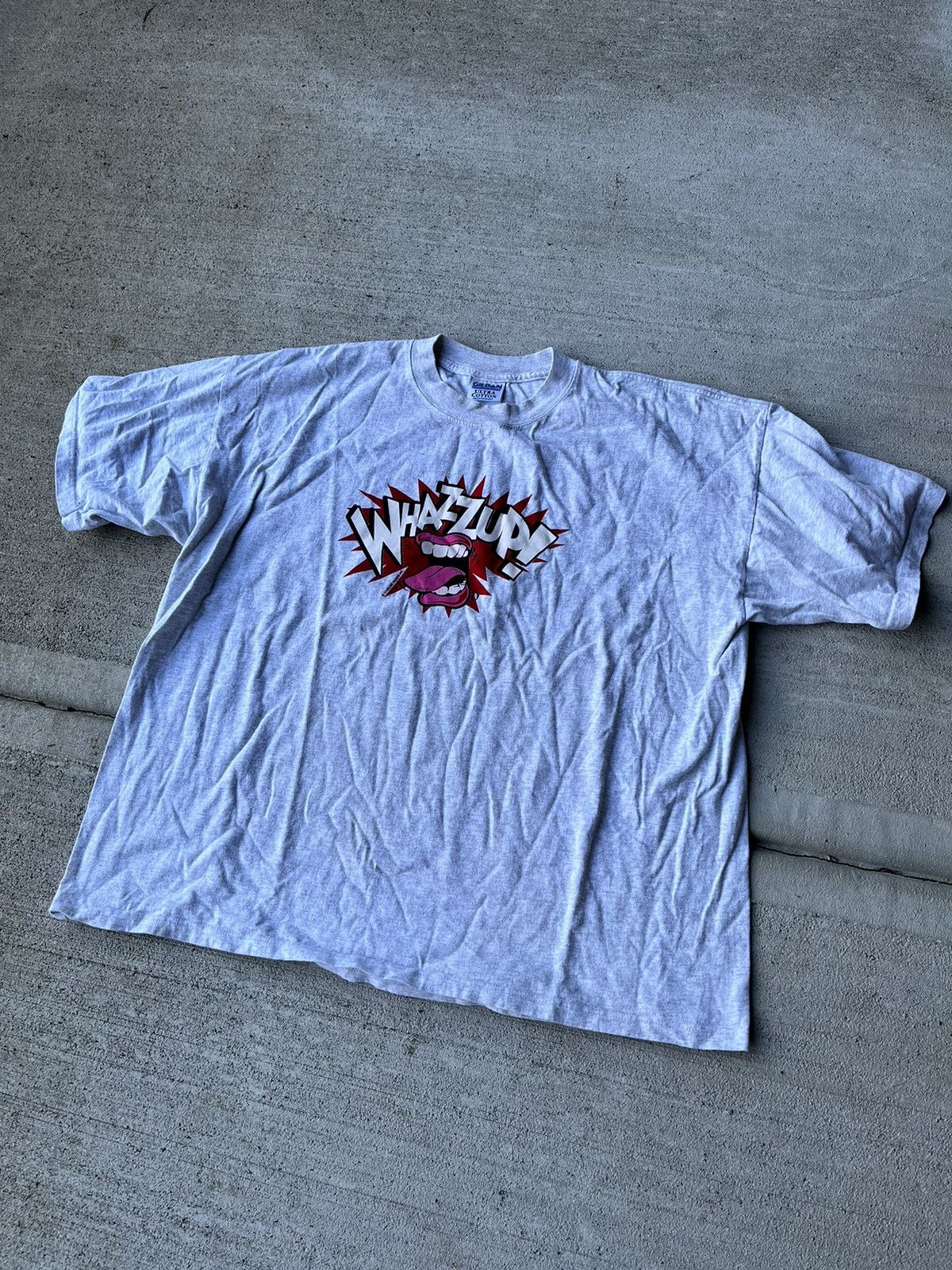 Vintage Vintage WHAZZUP Tee Size US XXL / EU 58 / 5 - 1 Thumbnail
