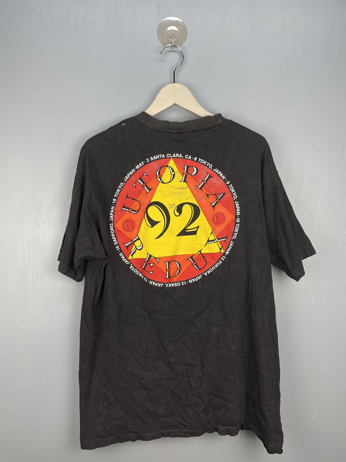 Band Tees Vintage 90s Utopia America rock band Japan tour t shirt Size US L / EU 52-54 / 3 - 2 Thumbnail