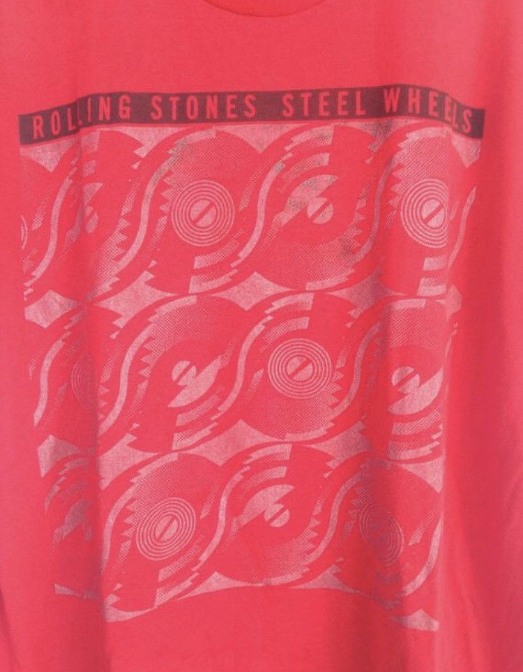 Band Tees Vtg 80s Rolling Stones steel wheels the North American tour Size US XL / EU 56 / 4 - 3 Thumbnail