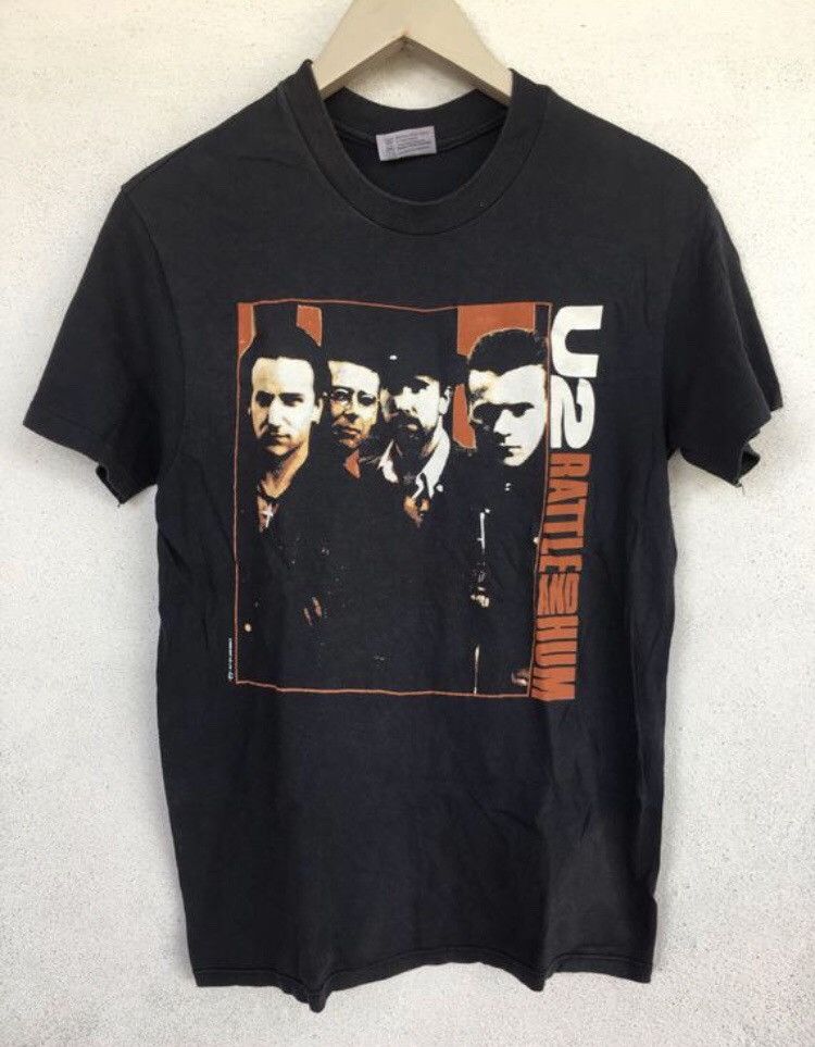 Band Tees Vintage 80s U2 Rattle and Hum rock band t shirt Size US M / EU 48-50 / 2 - 1 Thumbnail