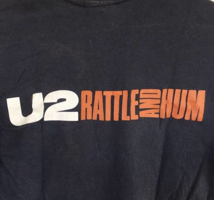 Band Tees Vintage 80s U2 Rattle and Hum rock band t shirt Size US M / EU 48-50 / 2 - 4 Thumbnail