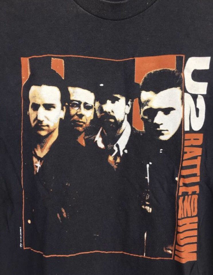 Band Tees Vintage 80s U2 Rattle and Hum rock band t shirt Size US M / EU 48-50 / 2 - 3 Thumbnail