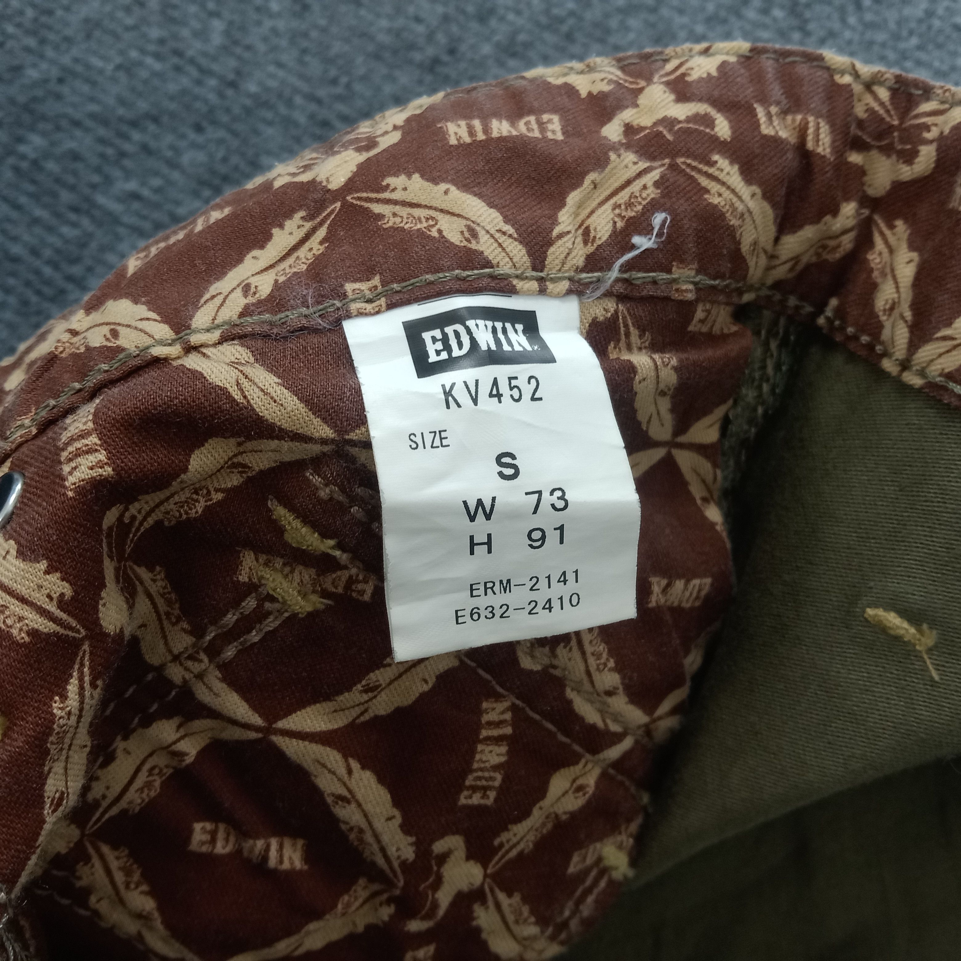 Edwin × Japanese Brand × Vintage Edwin Japanese Style Cargo Pocket Pants Size US 32 / EU 48 - 8 Thumbnail