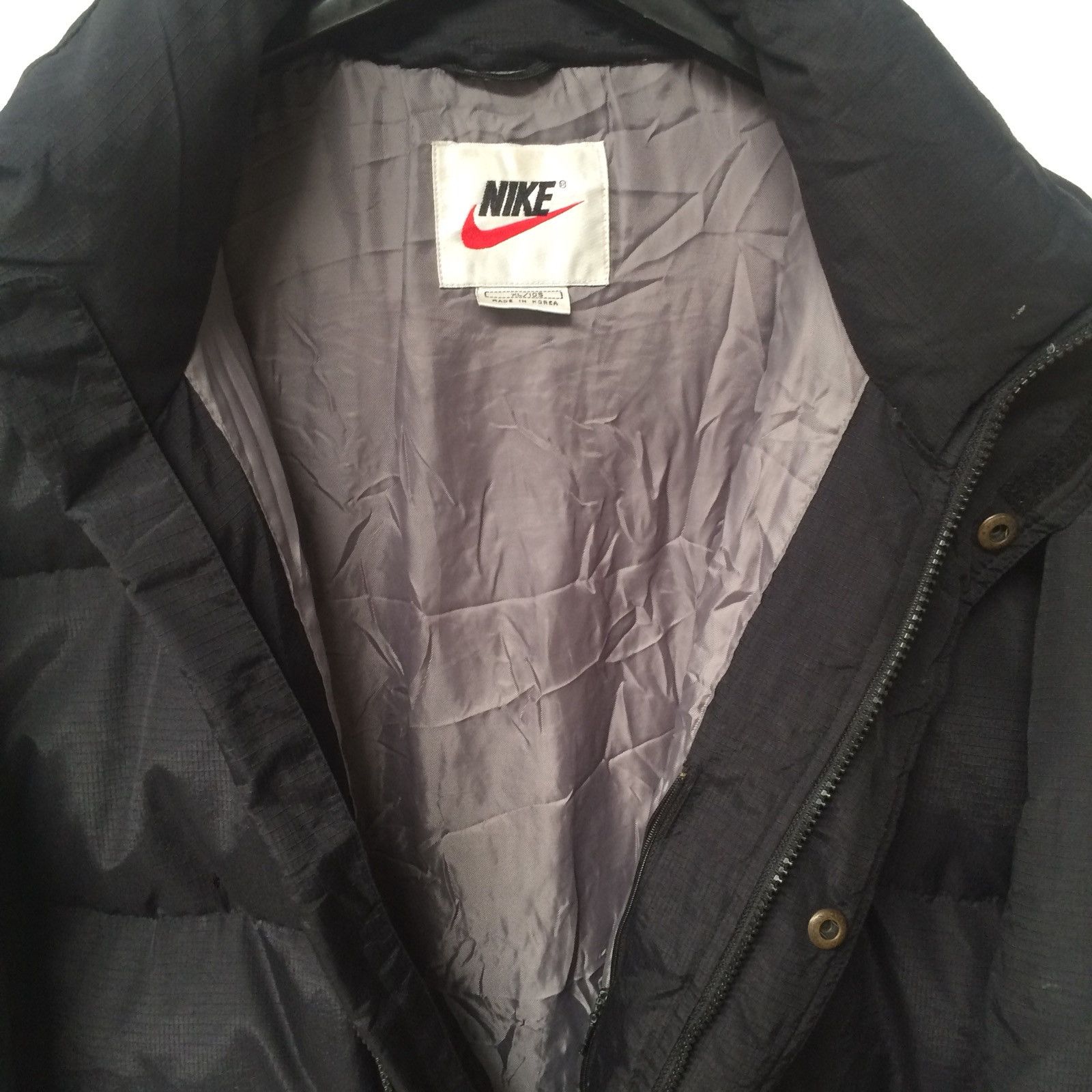 Nike Vintage 90s Nike Down Puffer Jacket Size US XL / EU 56 / 4 - 3 Thumbnail