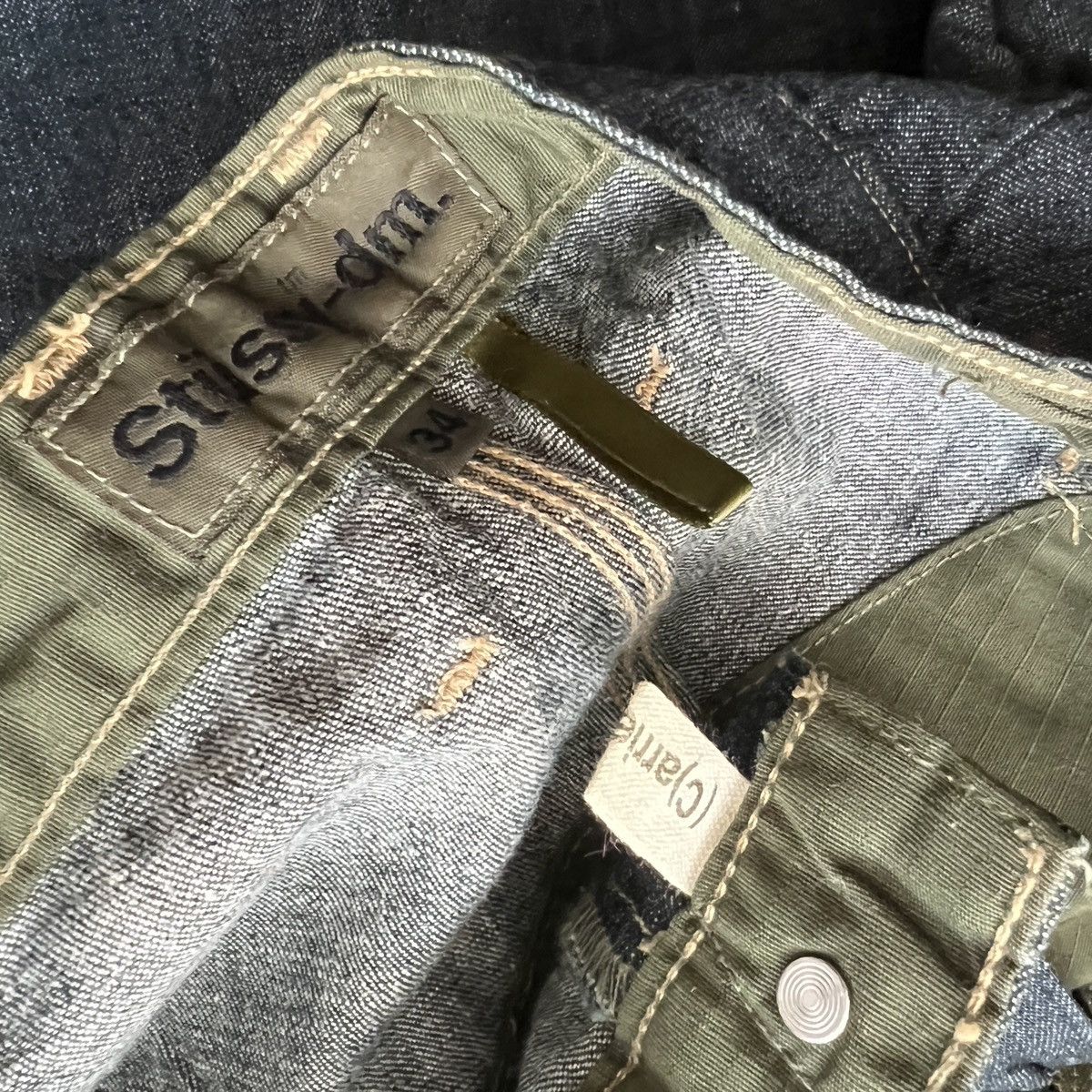 Stussy Stussy Archive Work Denim Jeans – Made in USA Size US 34 / EU 50 - 9 Thumbnail