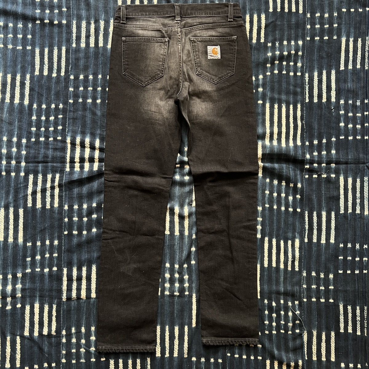 Carhartt Wip Carhartt WIP Slim Black Denim Jeans 29x32 Size US 29 - 5 Thumbnail