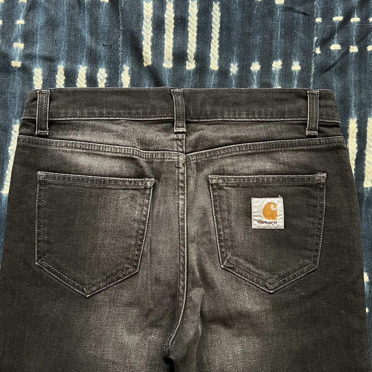 Carhartt Wip Carhartt WIP Slim Black Denim Jeans 29x32 Size US 29 - 6 Thumbnail
