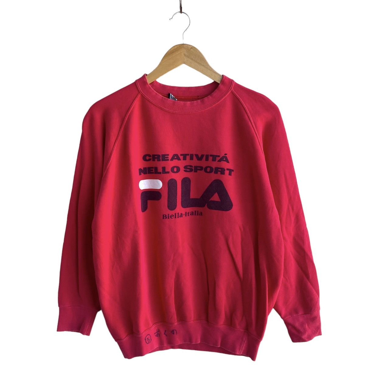 Fila Maglificio Biellese Spellout Italy Vintage Sweatshirt