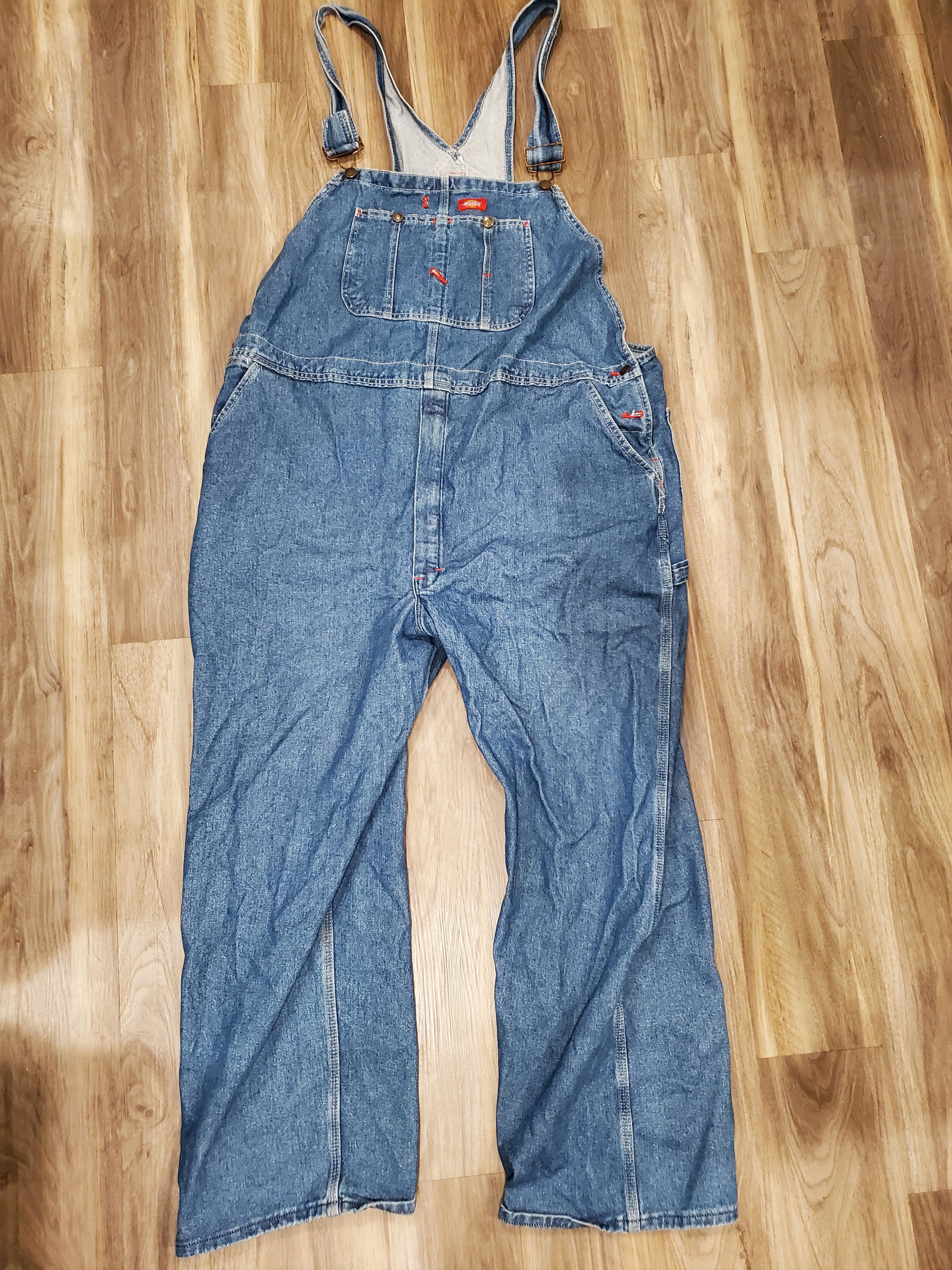HUGE OVERSIZED VINTAGE DICKIES OVERALLS