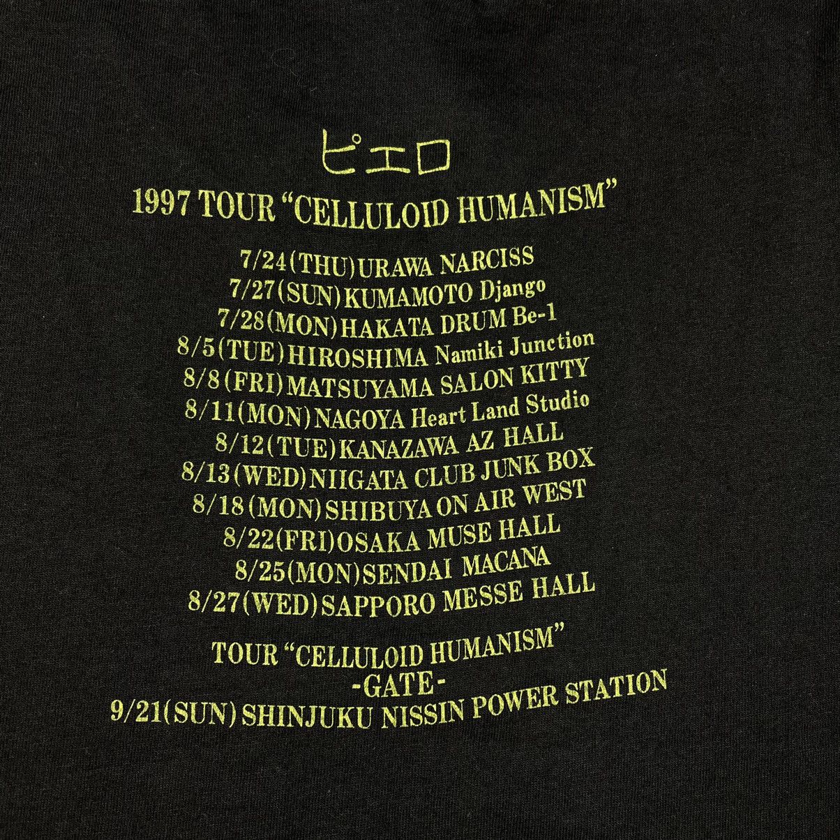 Band Tees Vintage 90s Pierrot 1997 Celluloid Humanism Tour Shirt Size US S / EU 44-46 / 1 - 4 Thumbnail