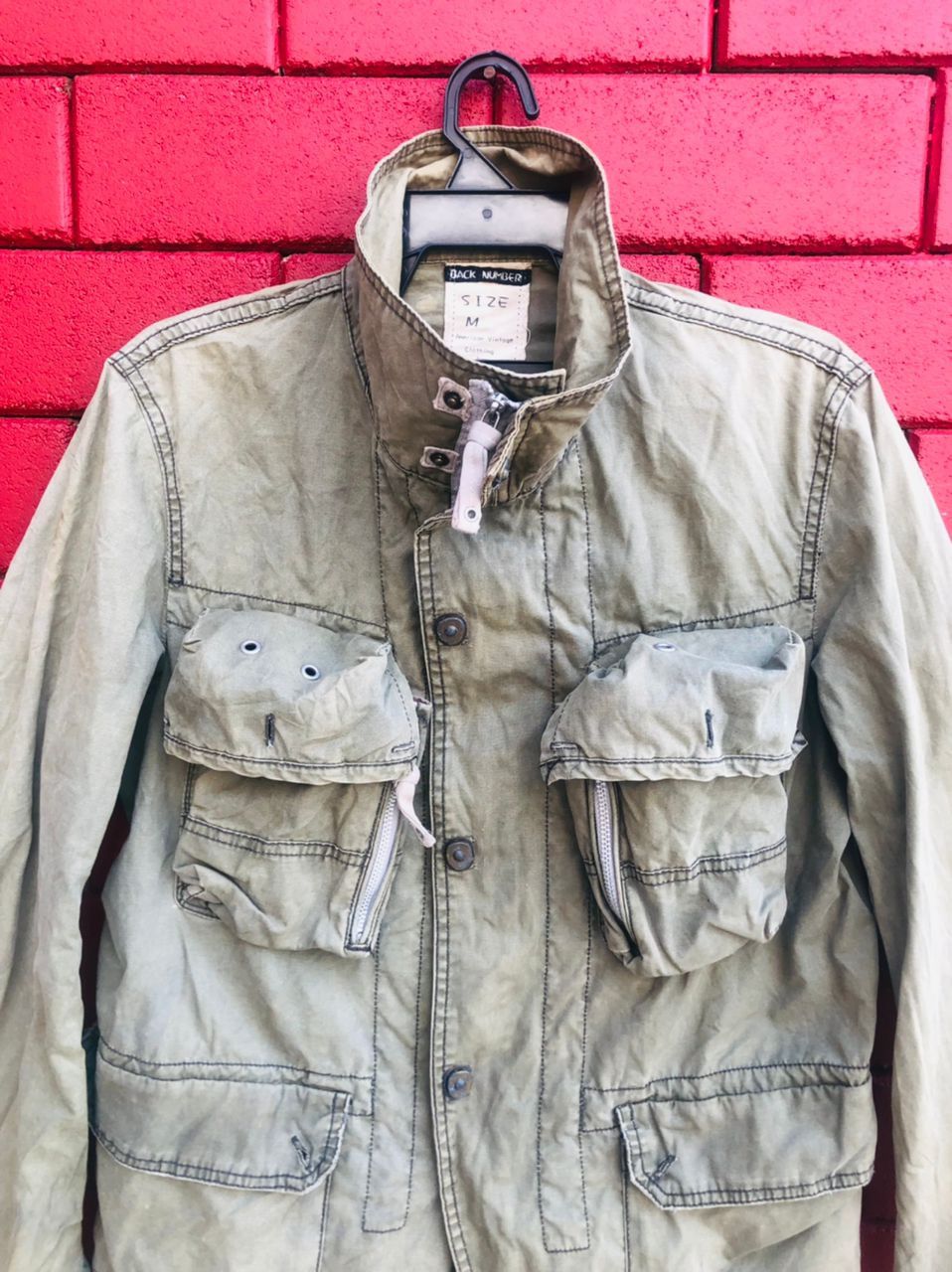 Japanese Brand Vintage Back Number Japanese Designer Fashion Style Size US L / EU 52-54 / 3 - 3 Thumbnail