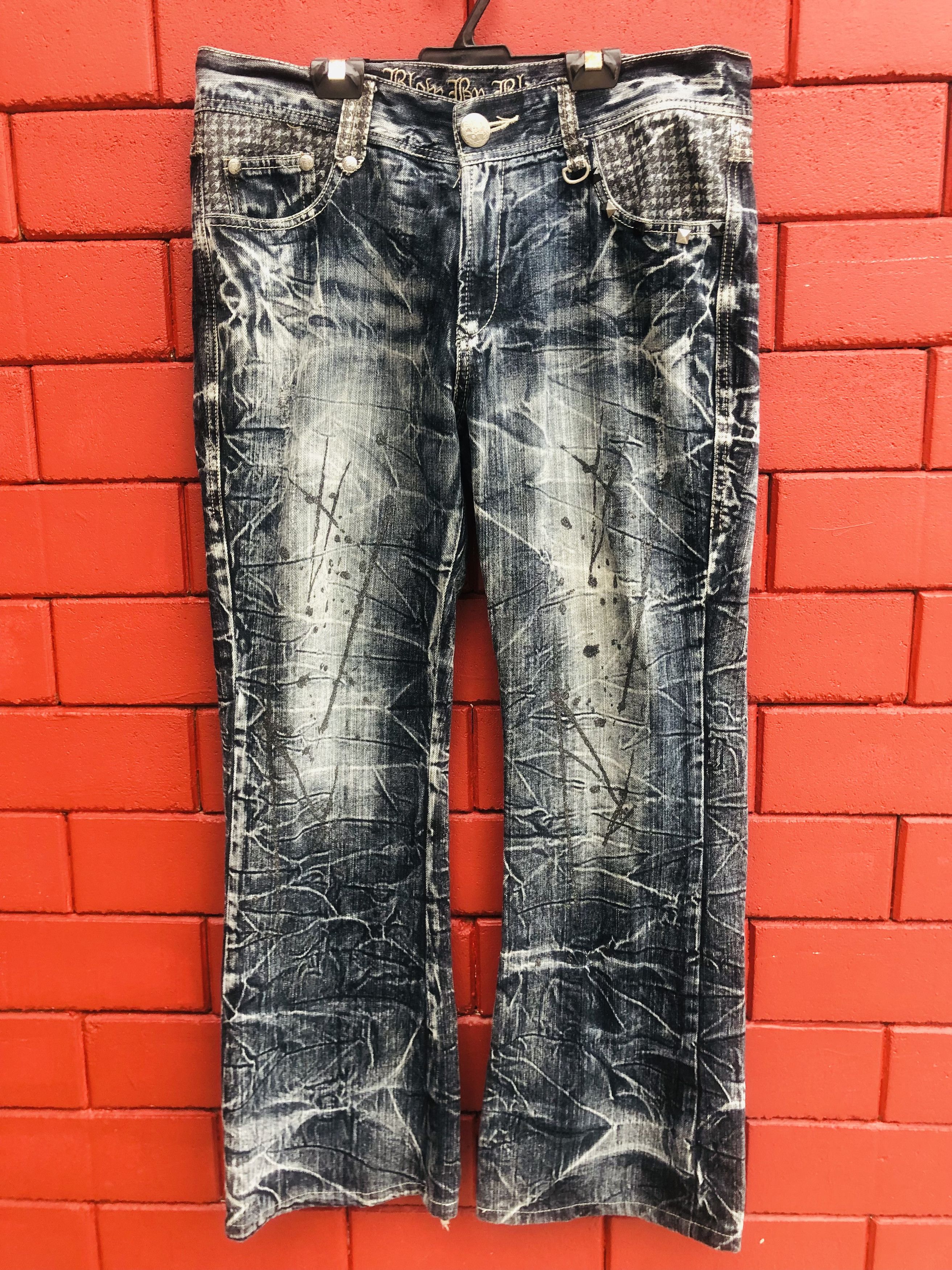 Japanese Brand Vintage Blow By Blue Japanese Designer Fashion Style Size US 35 - 2 Thumbnail