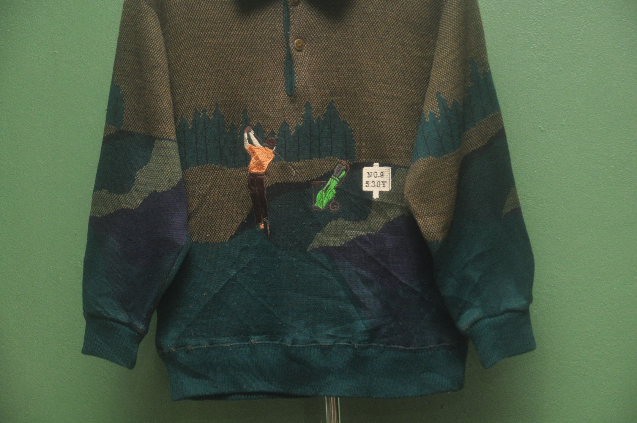Japanese Brand Vintage Roswell Playing Golf Designer Fashion Style Size US M / EU 48-50 / 2 - 4 Thumbnail