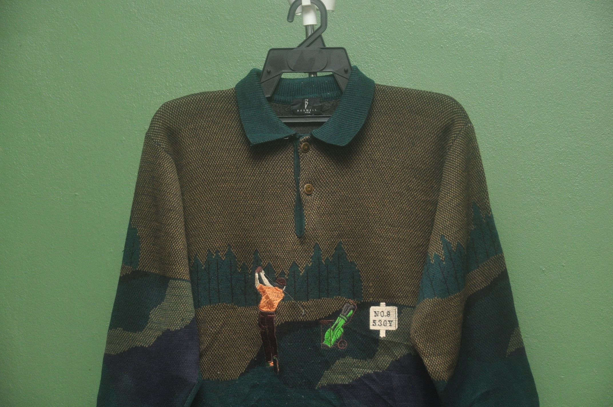 Japanese Brand Vintage Roswell Playing Golf Designer Fashion Style Size US M / EU 48-50 / 2 - 3 Thumbnail