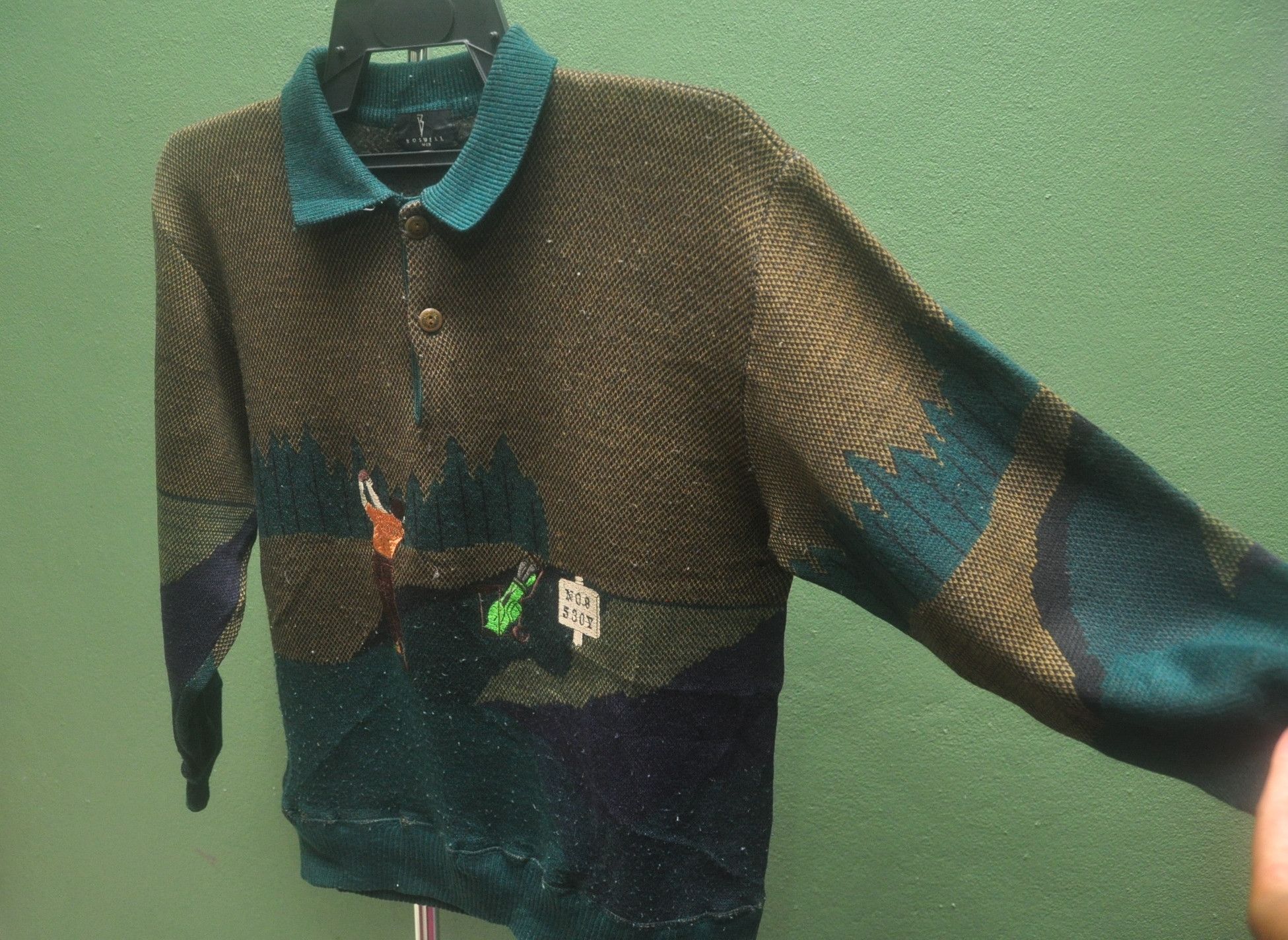 Japanese Brand Vintage Roswell Playing Golf Designer Fashion Style Size US M / EU 48-50 / 2 - 6 Thumbnail