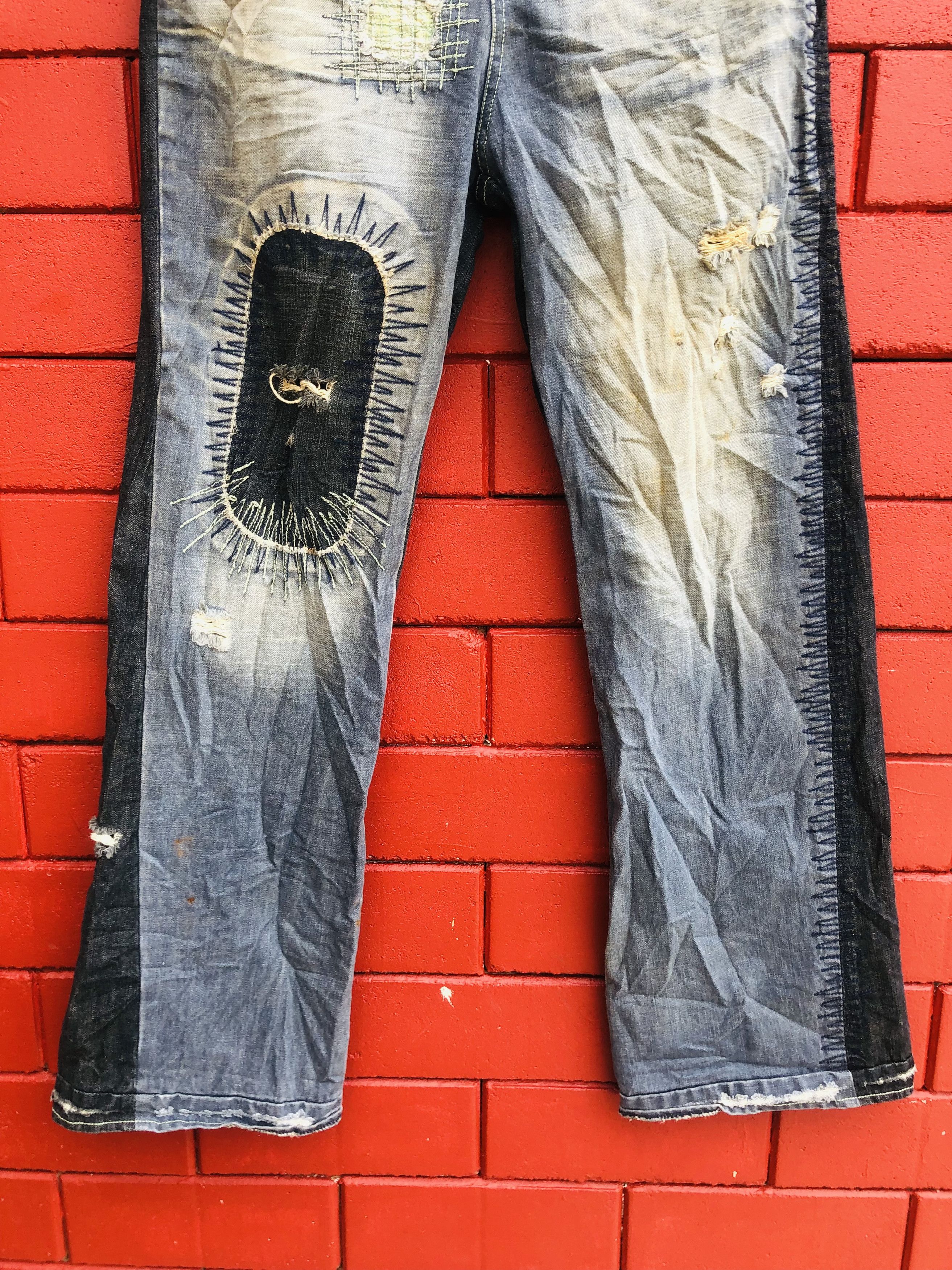 Japanese Brand Vintage Japanese Designer Distressed Travis Scott Style Size 31" - 4 Thumbnail