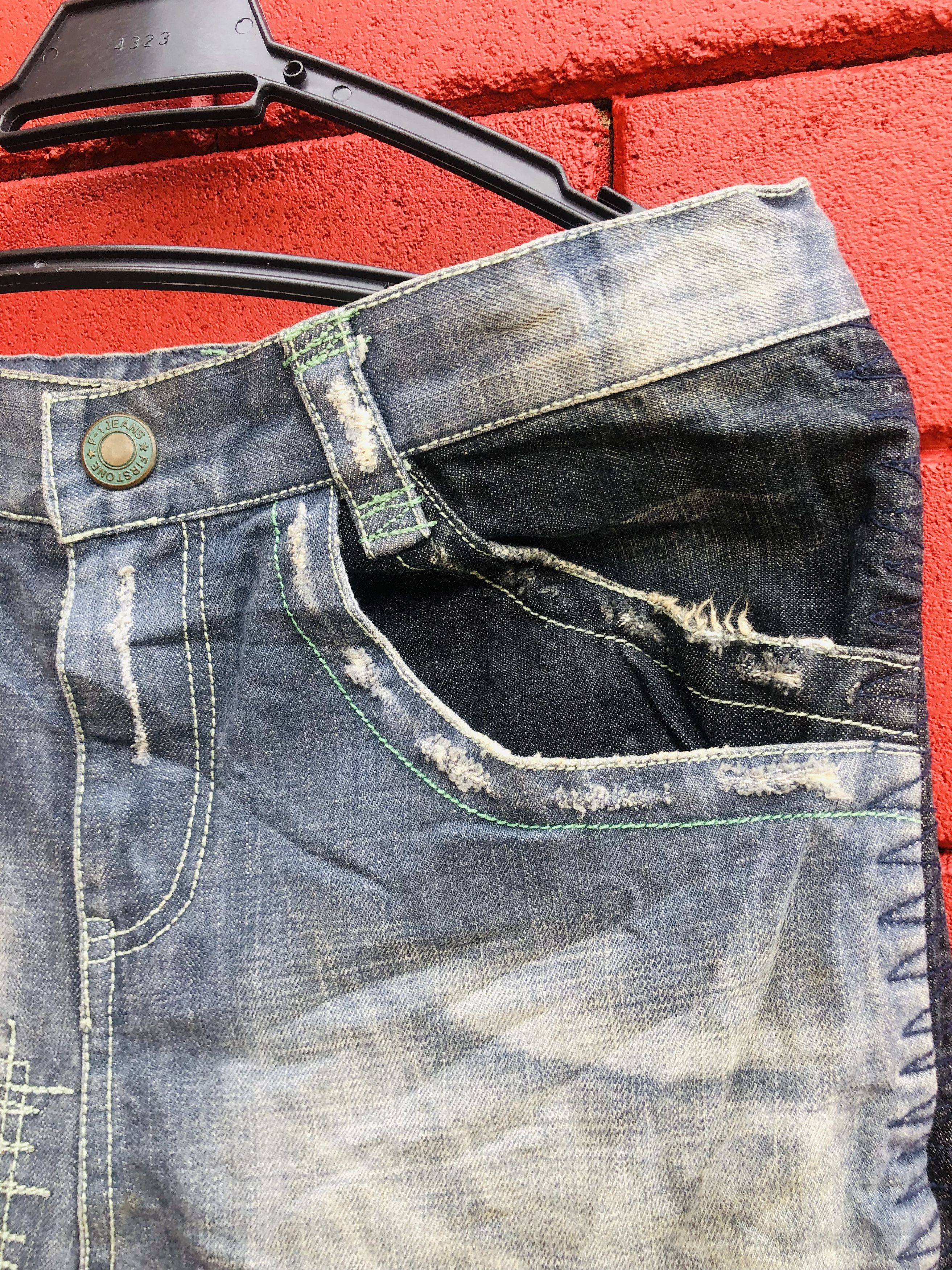 Japanese Brand Vintage Japanese Designer Distressed Travis Scott Style Size 31" - 9 Thumbnail