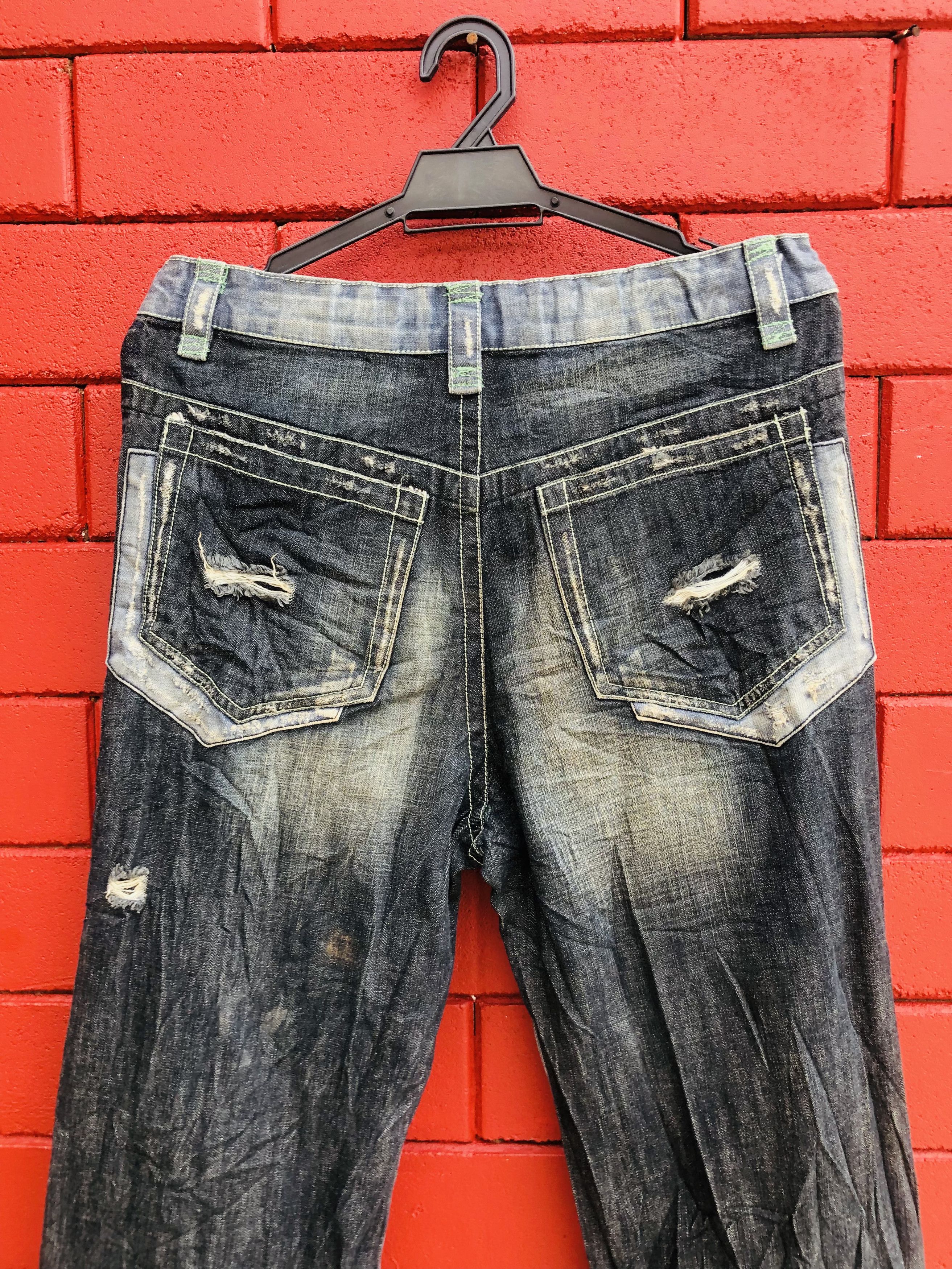 Japanese Brand Vintage Japanese Designer Distressed Travis Scott Style Size 31" - 8 Thumbnail