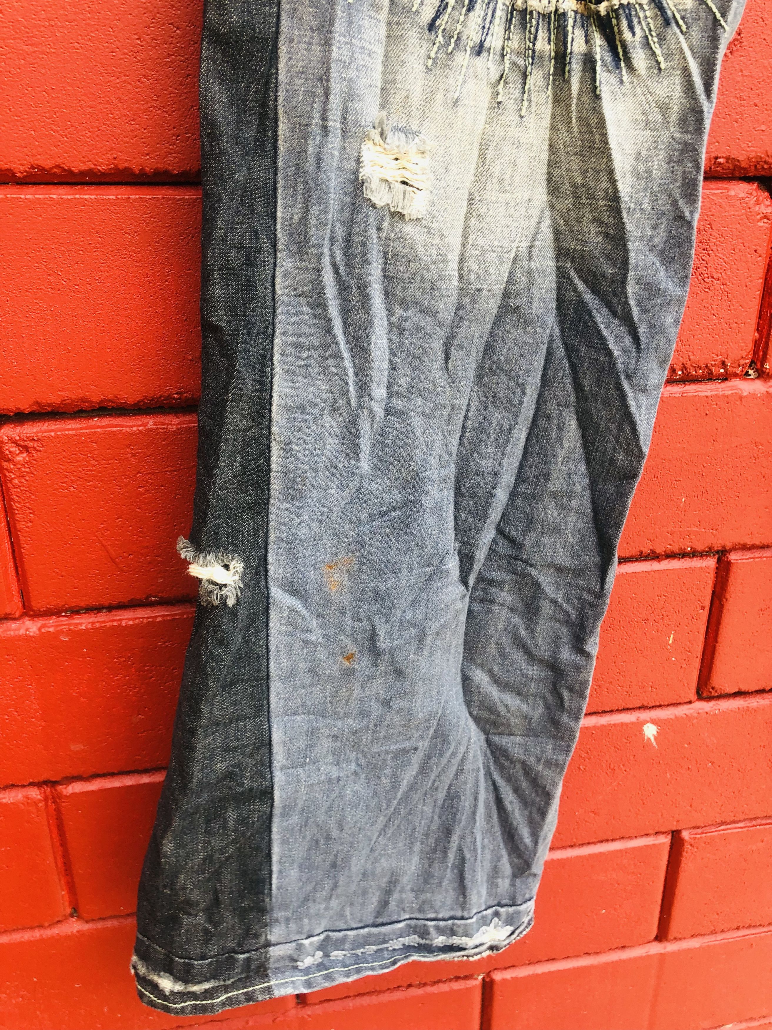Japanese Brand Vintage Japanese Designer Distressed Travis Scott Style Size 31" - 5 Thumbnail