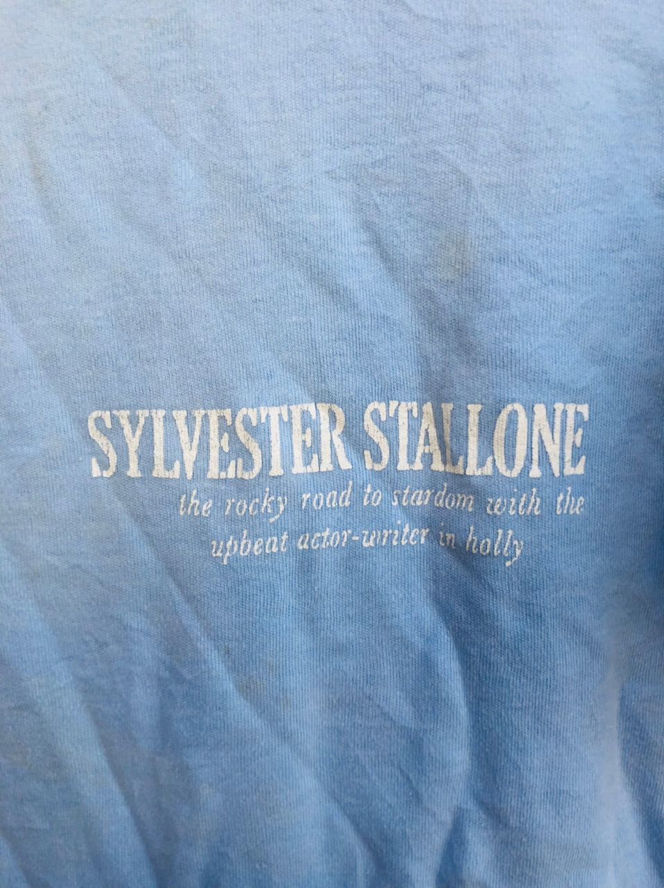 Japanese Brand Vintage Sylvester Stallone Very Famous American Actor Shirt Size US M / EU 48-50 / 2 - 5 Thumbnail