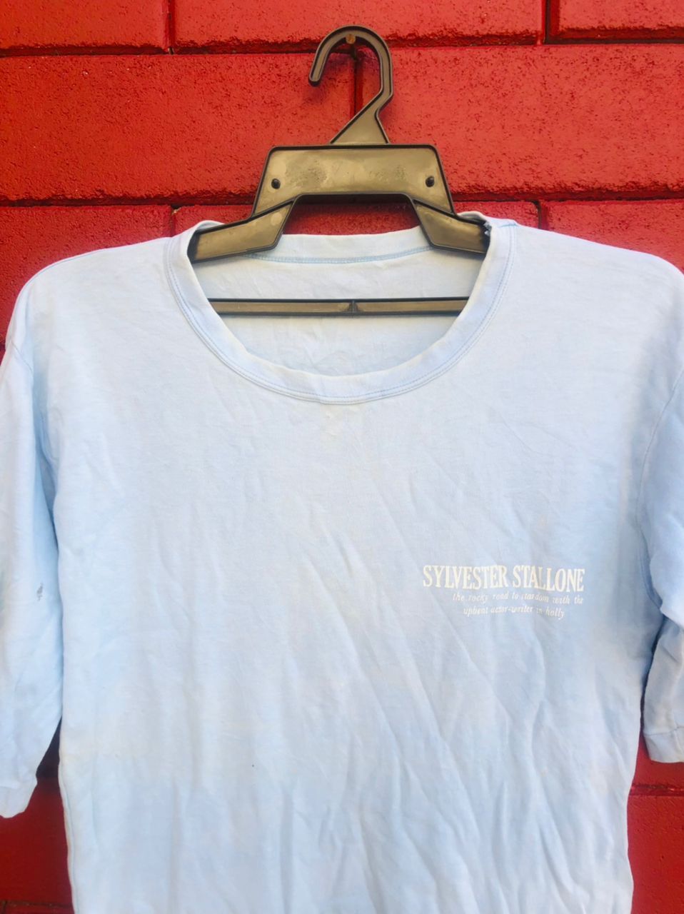 Japanese Brand Vintage Sylvester Stallone Very Famous American Actor Shirt Size US M / EU 48-50 / 2 - 3 Thumbnail