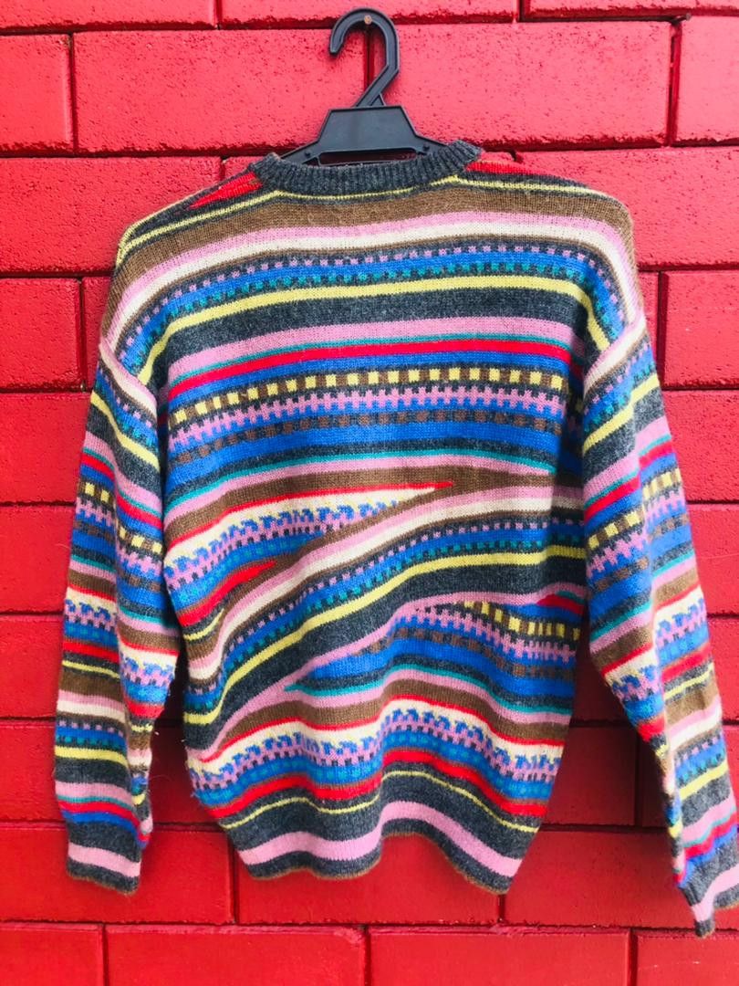 Japanese Brand Vintage Japanese Designer Fashion Style Multicolour Knit Size US M / EU 48-50 / 2 - 2 Thumbnail